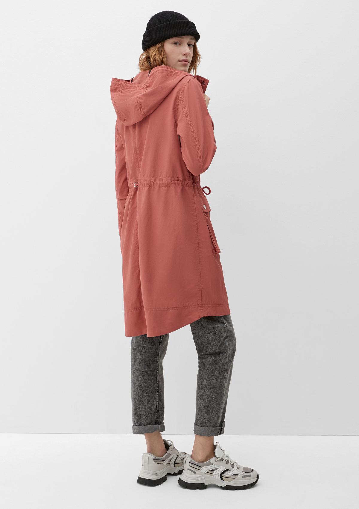 s.Oliver Hooded coat with cargo pockets