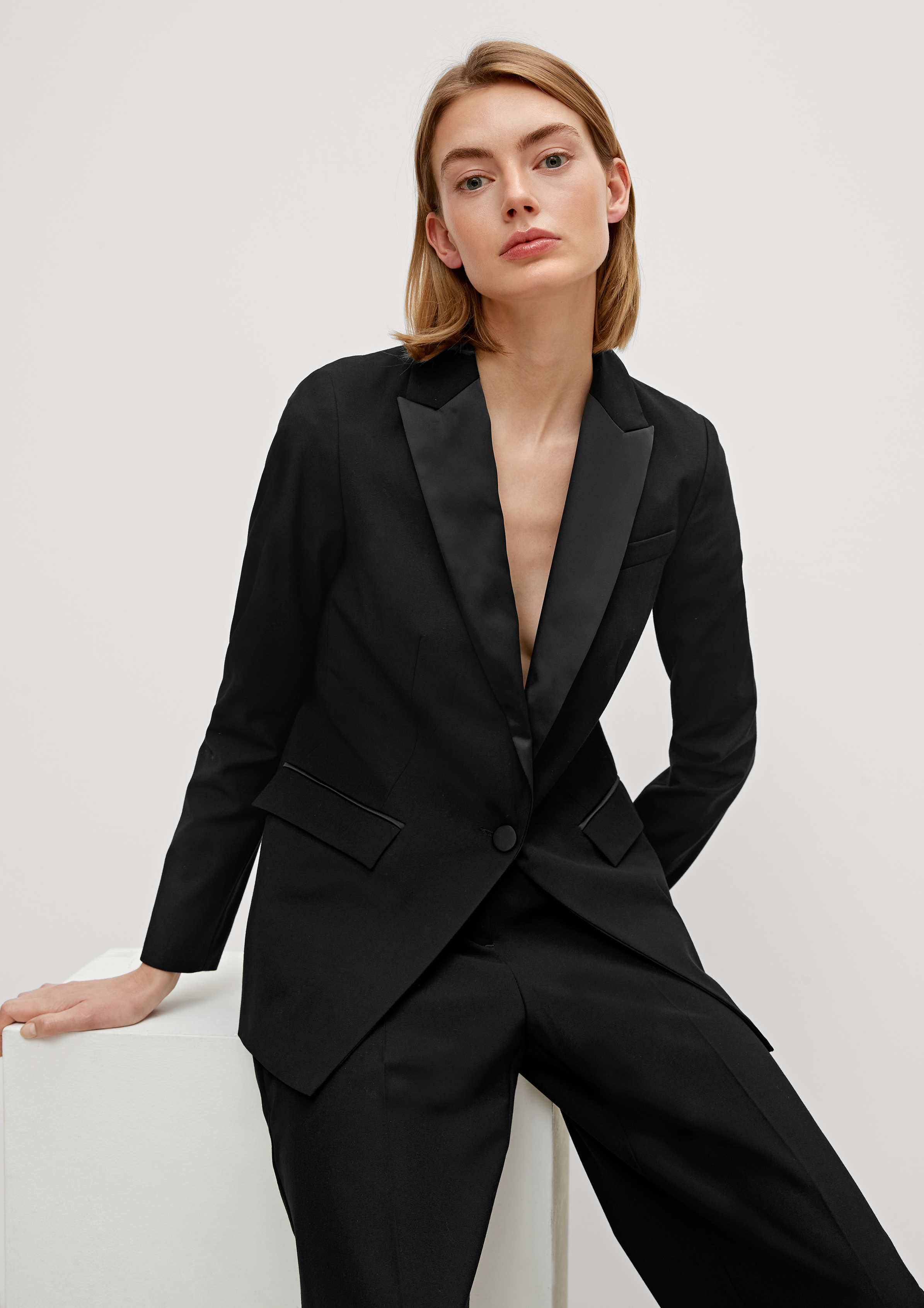 Black blazer zara clearance woman