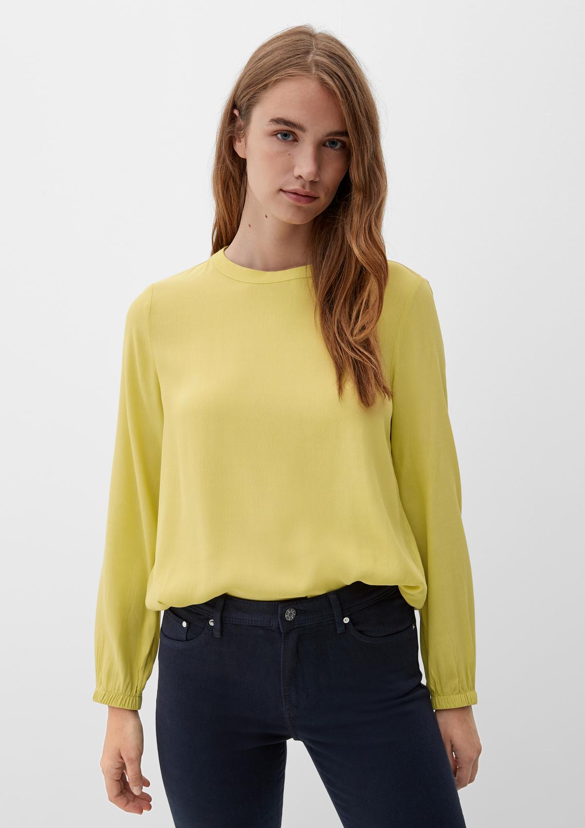 s.Oliver Blouse top made of viscose crêpe