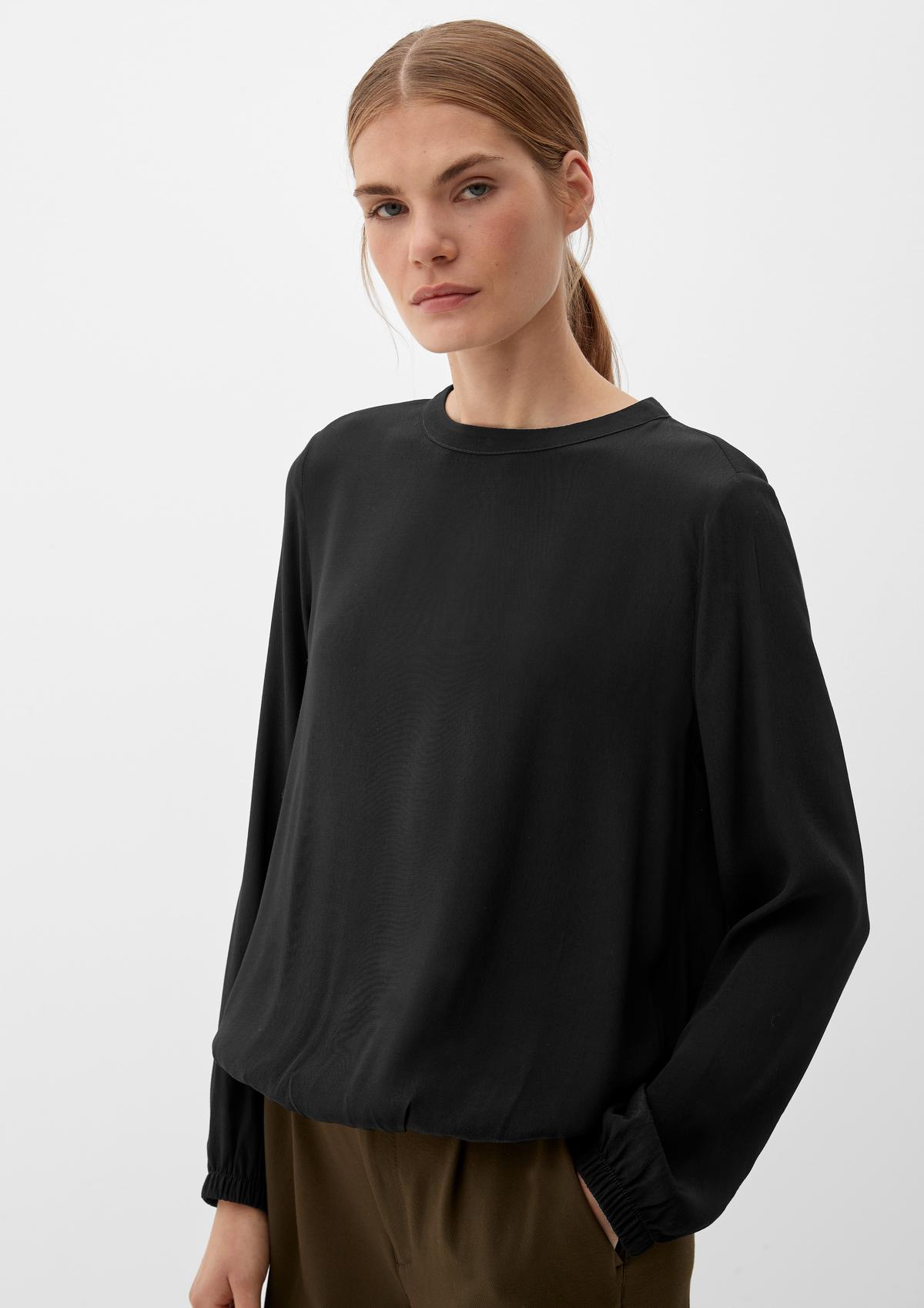 s.Oliver Blouse top made of viscose crêpe