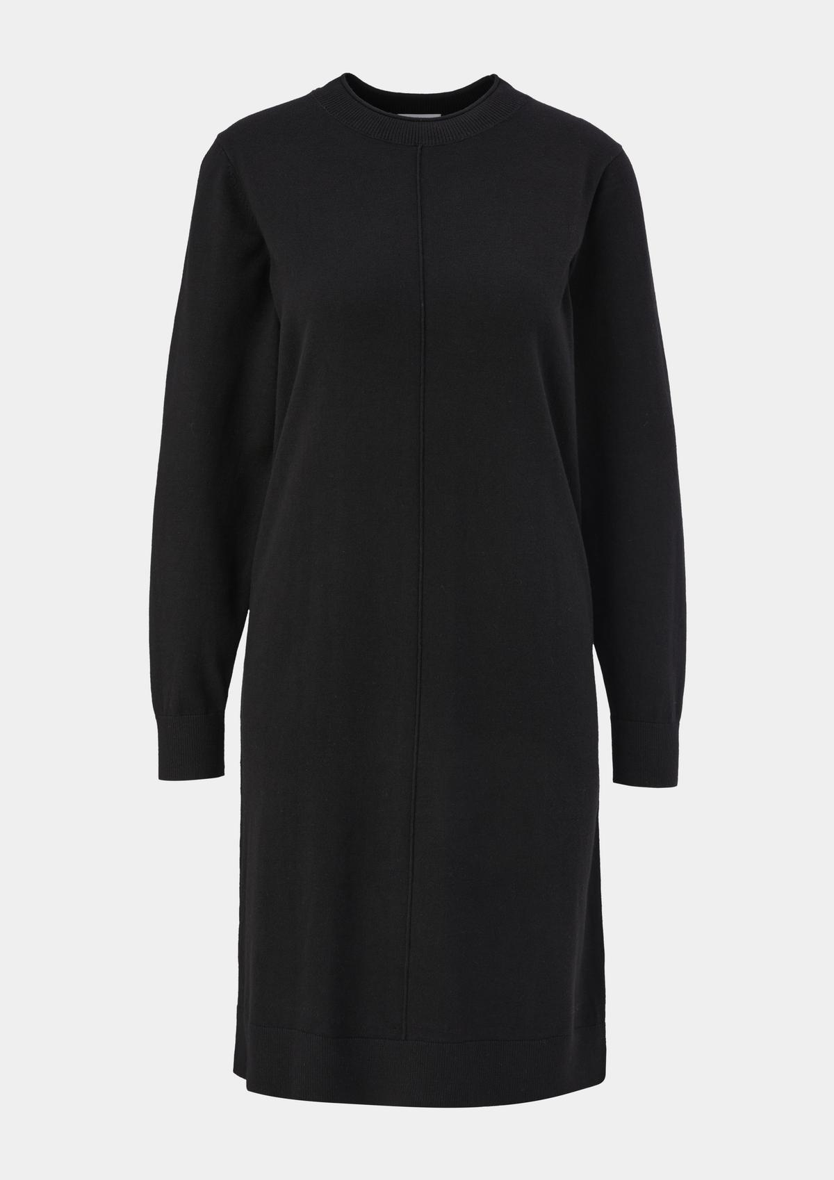 s.Oliver Knitted dress with a round neckline