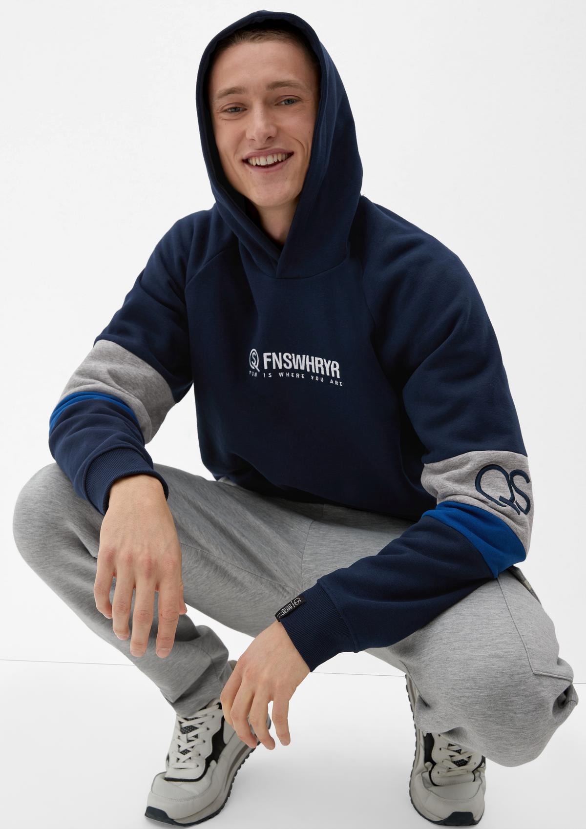 s.Oliver Sweatshirt with logo embroidery