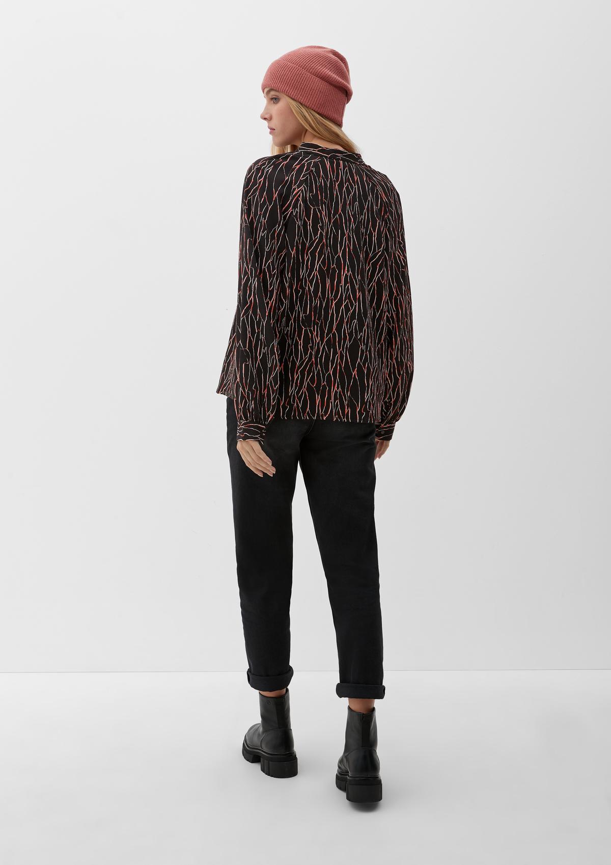 s.Oliver Blouse with an abstract pattern