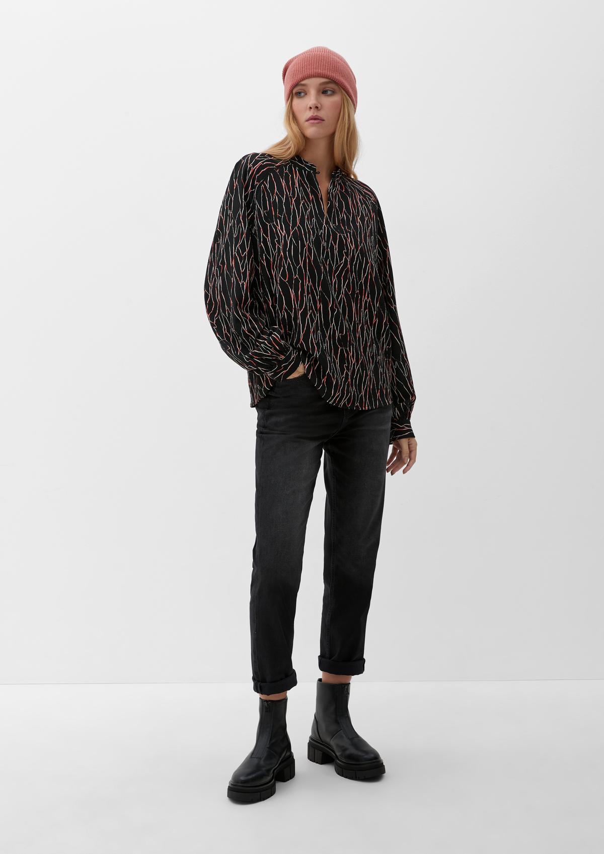 s.Oliver Blouse met abstract motief