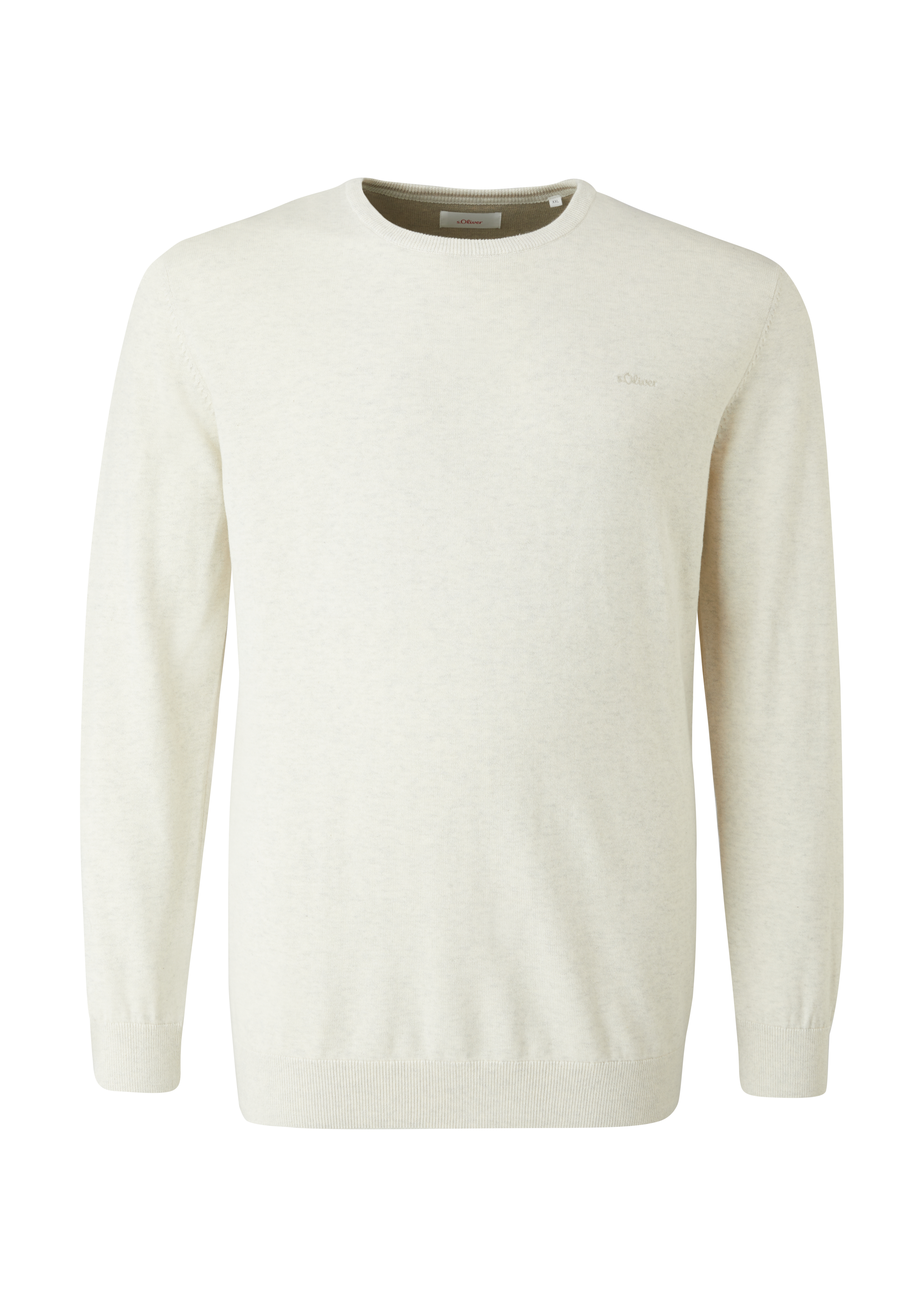 s.Oliver - Pullover aus Feinstrick, Herren, creme