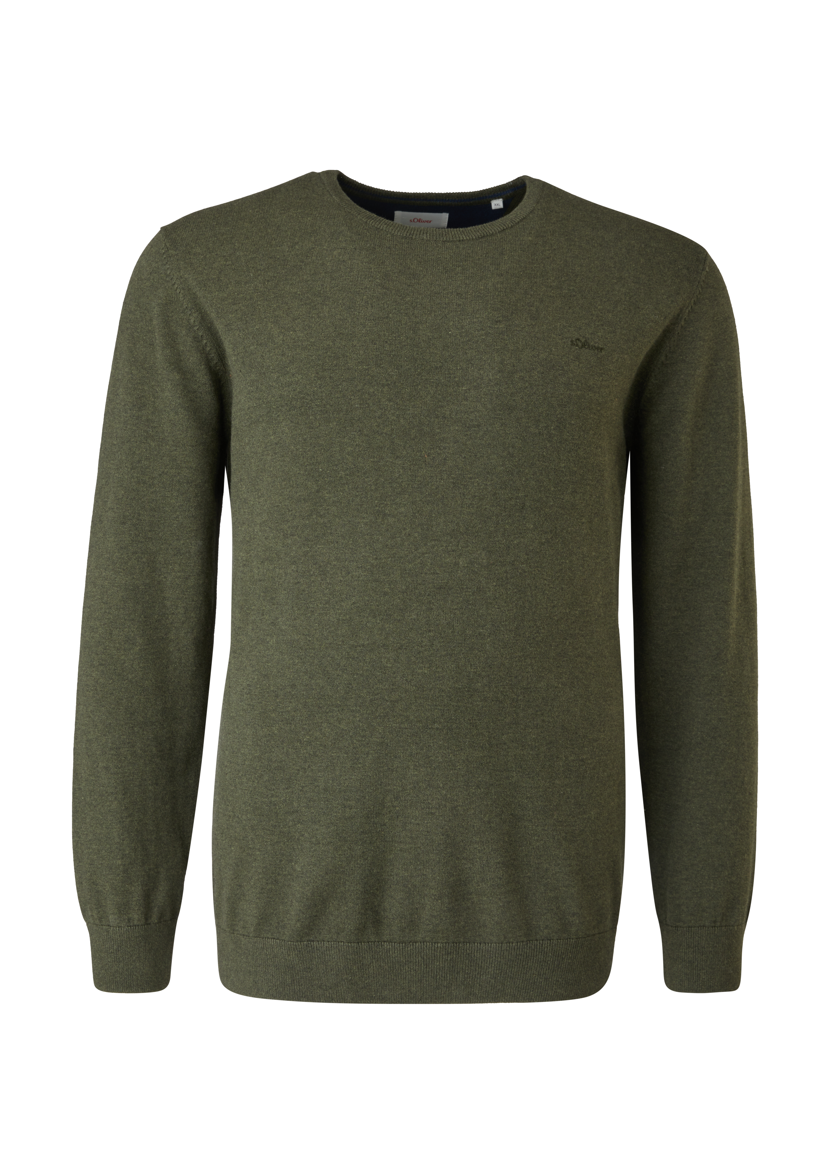 s.Oliver - Pullover aus Feinstrick, Herren, Grün