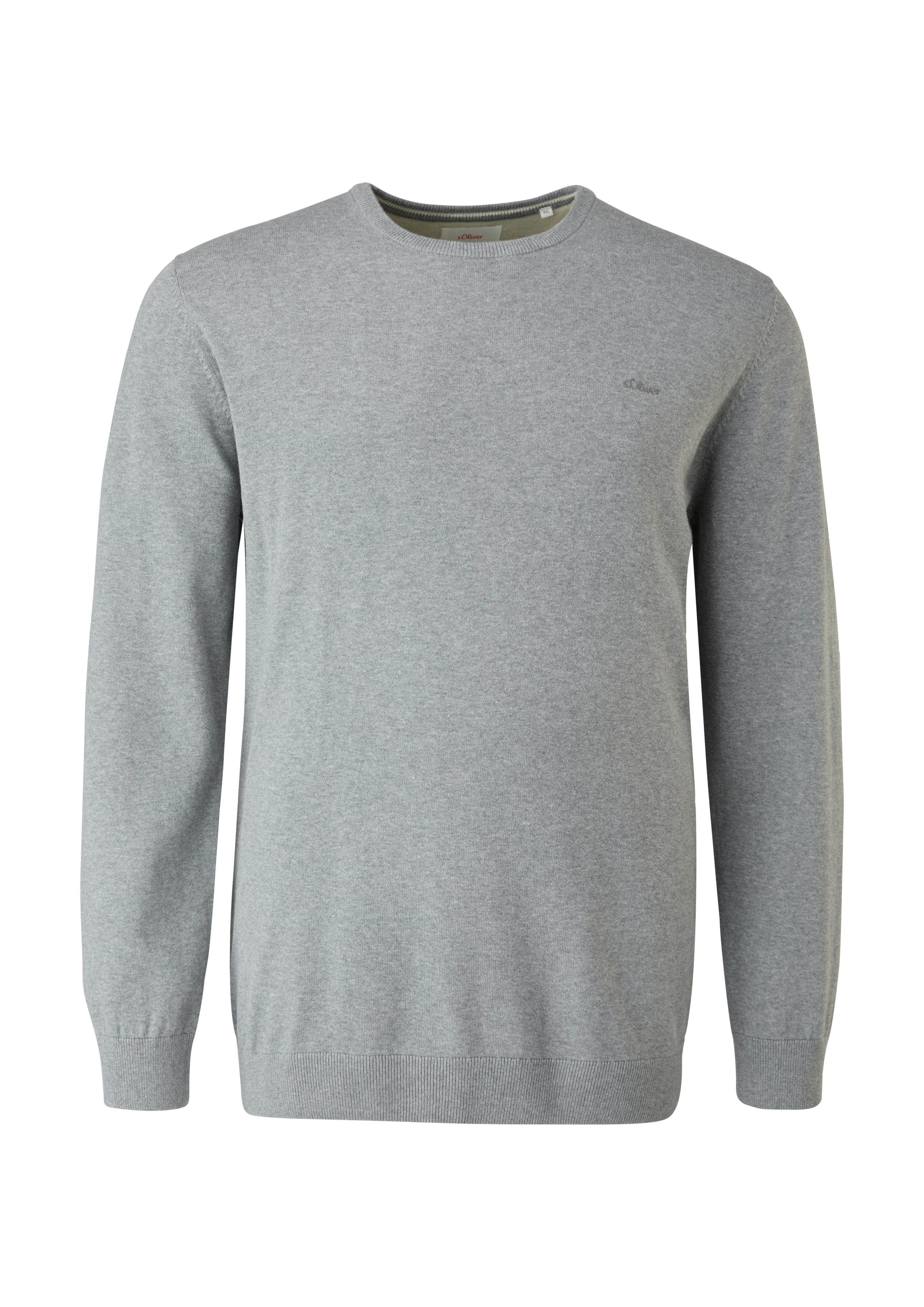 s.Oliver - Pullover aus Feinstrick, Herren, grau