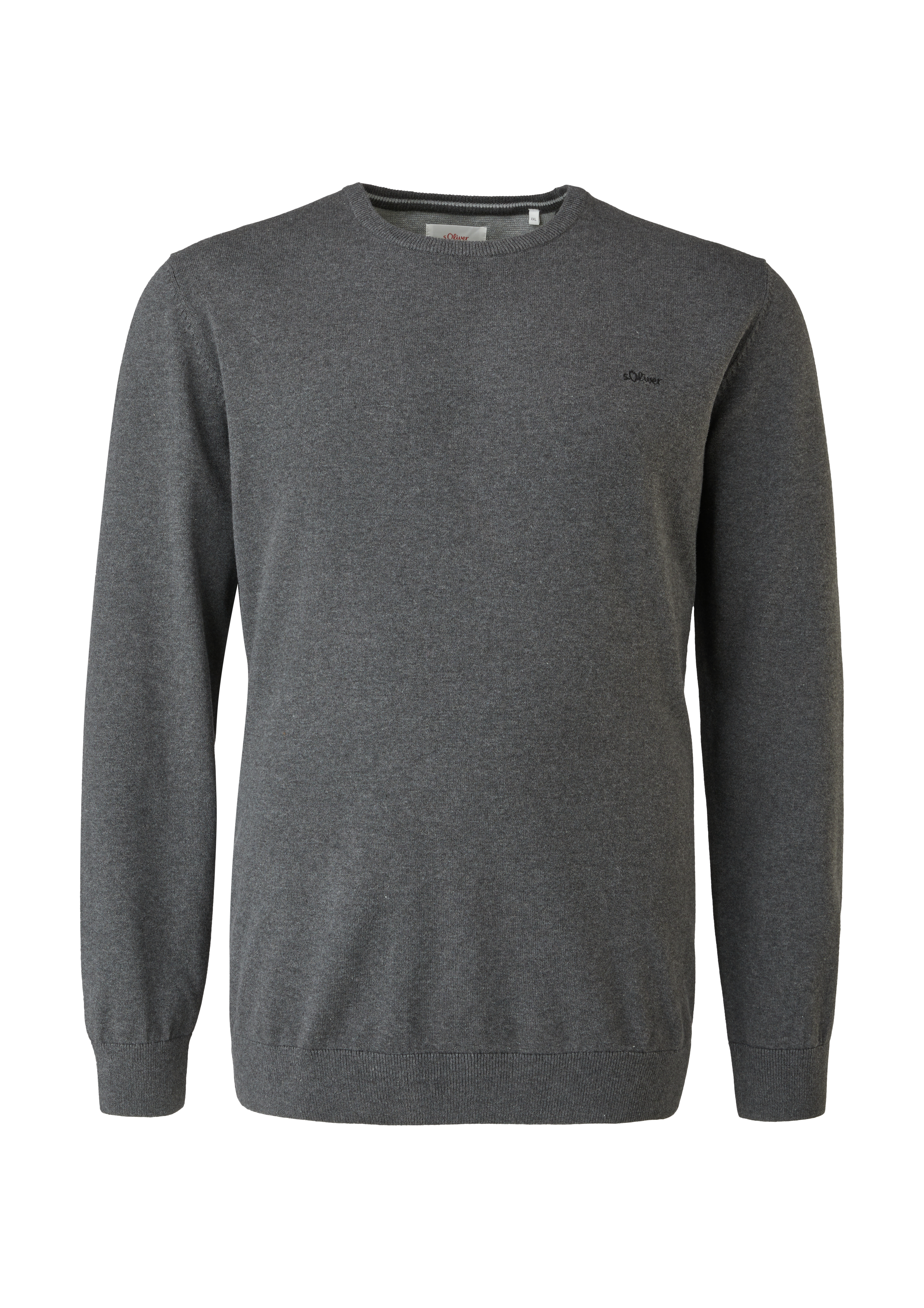 s.Oliver - Pullover aus Feinstrick, Herren, grau