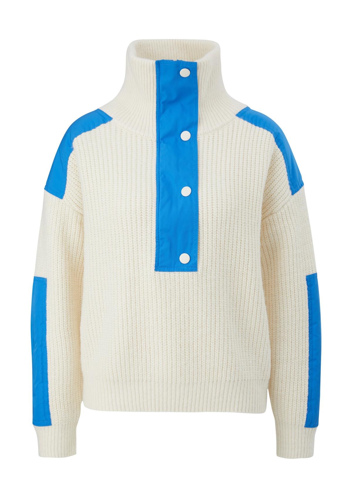 s.Oliver Knitted jumper with inserts