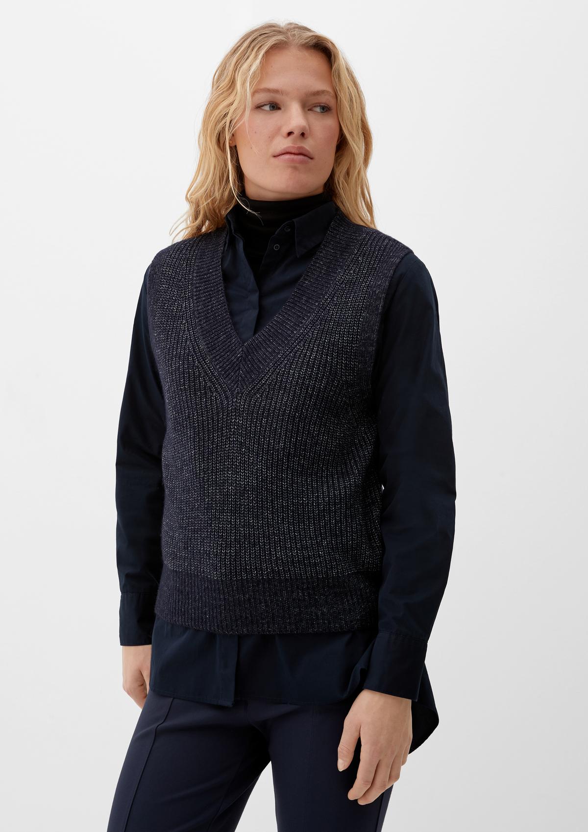 s.Oliver Sleeveless knitted jumper