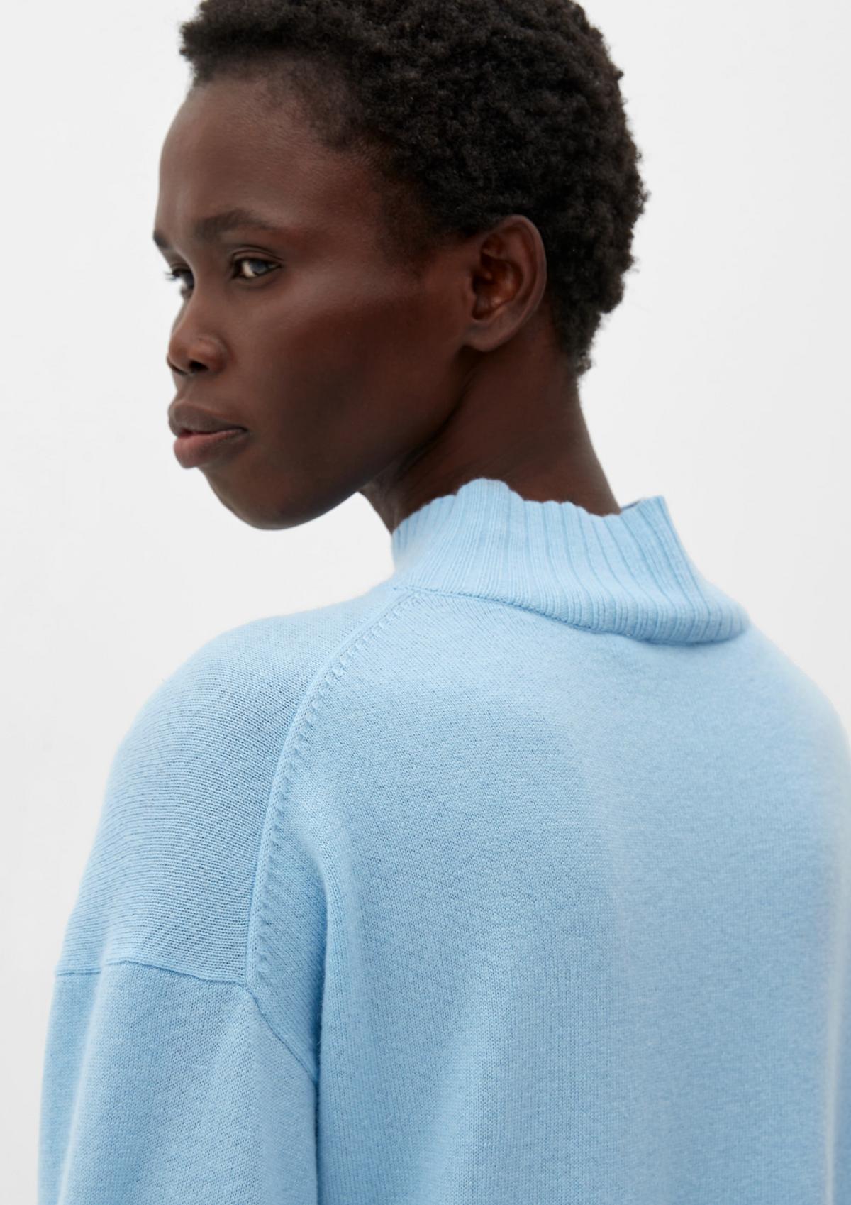 s.Oliver Cashmere jumper with ribbed trims