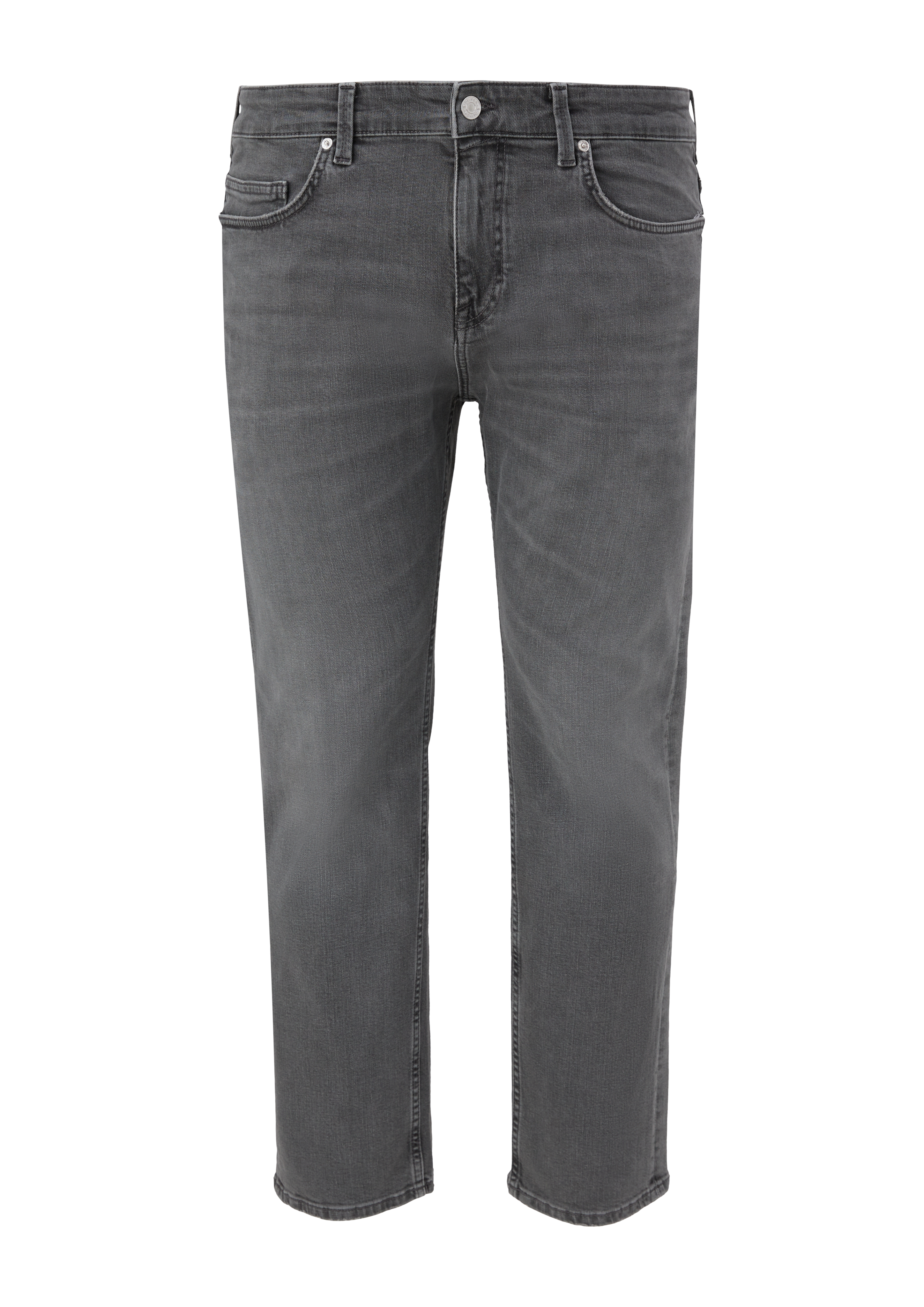 s.Oliver - Jeans Casby / Relaxed Fit / Mid Rise / Straight Leg, Herren, grau