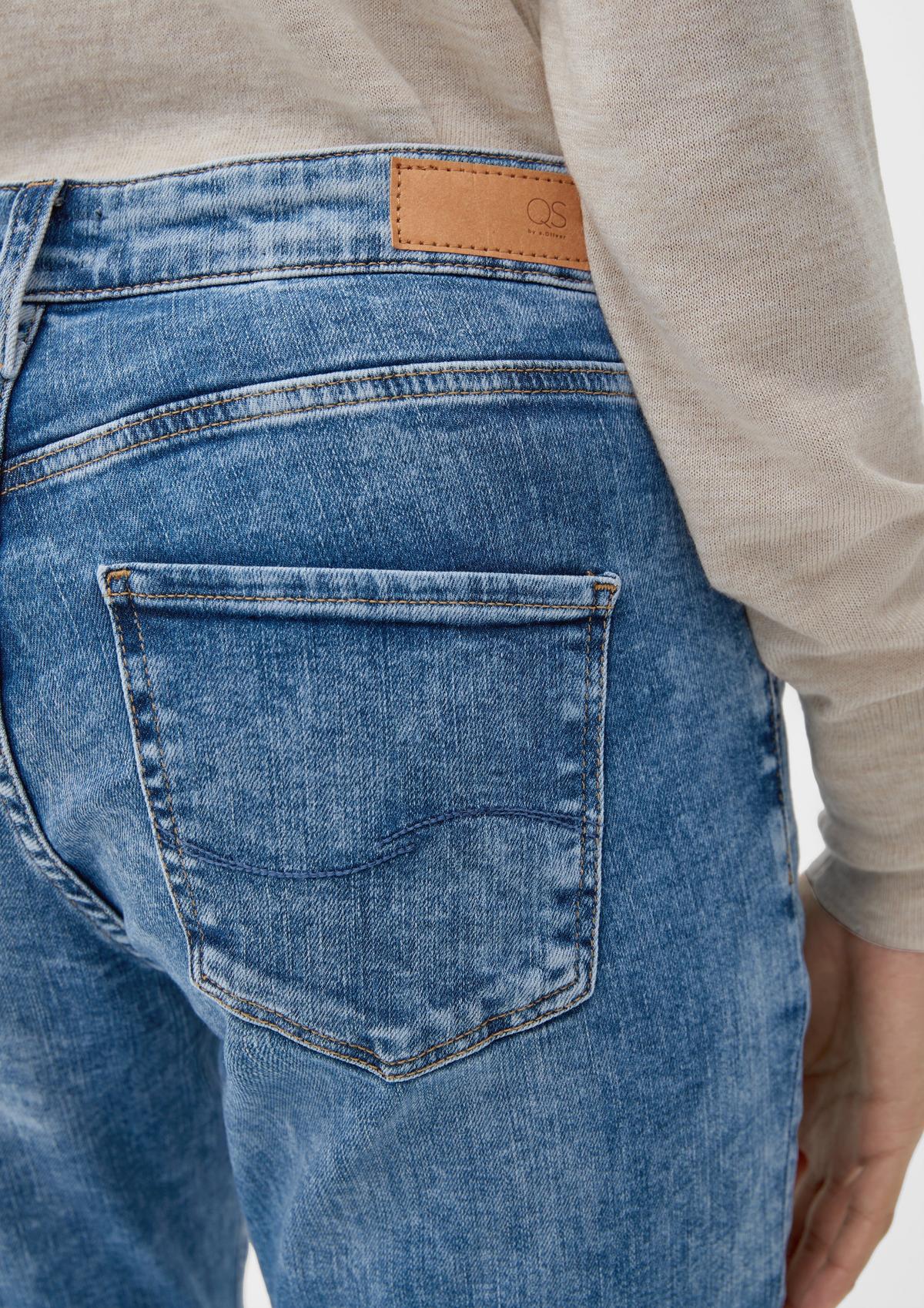 s.Oliver Jeans hlače Catie/kroj Slim Fit/Mid Rise/ozke hlačnice