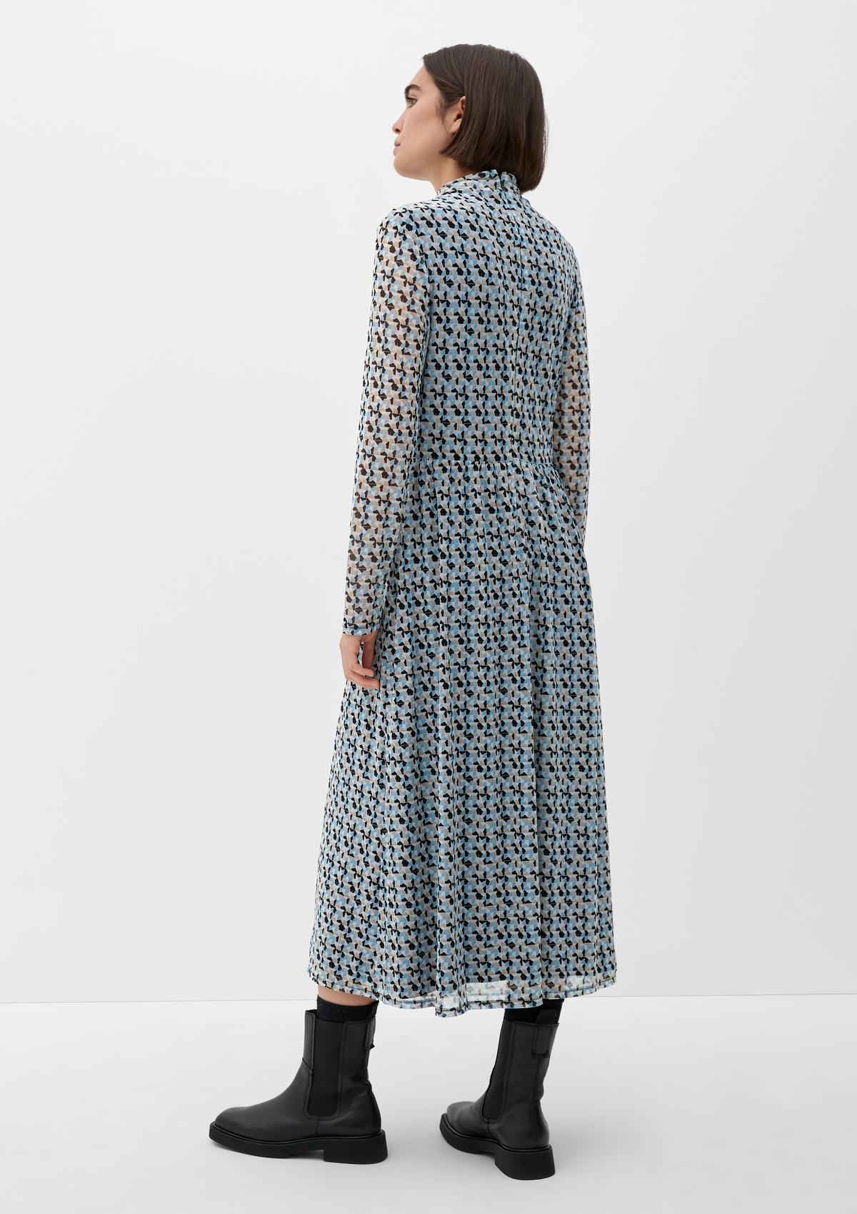 s.Oliver Mesh dress with an all-over pattern
