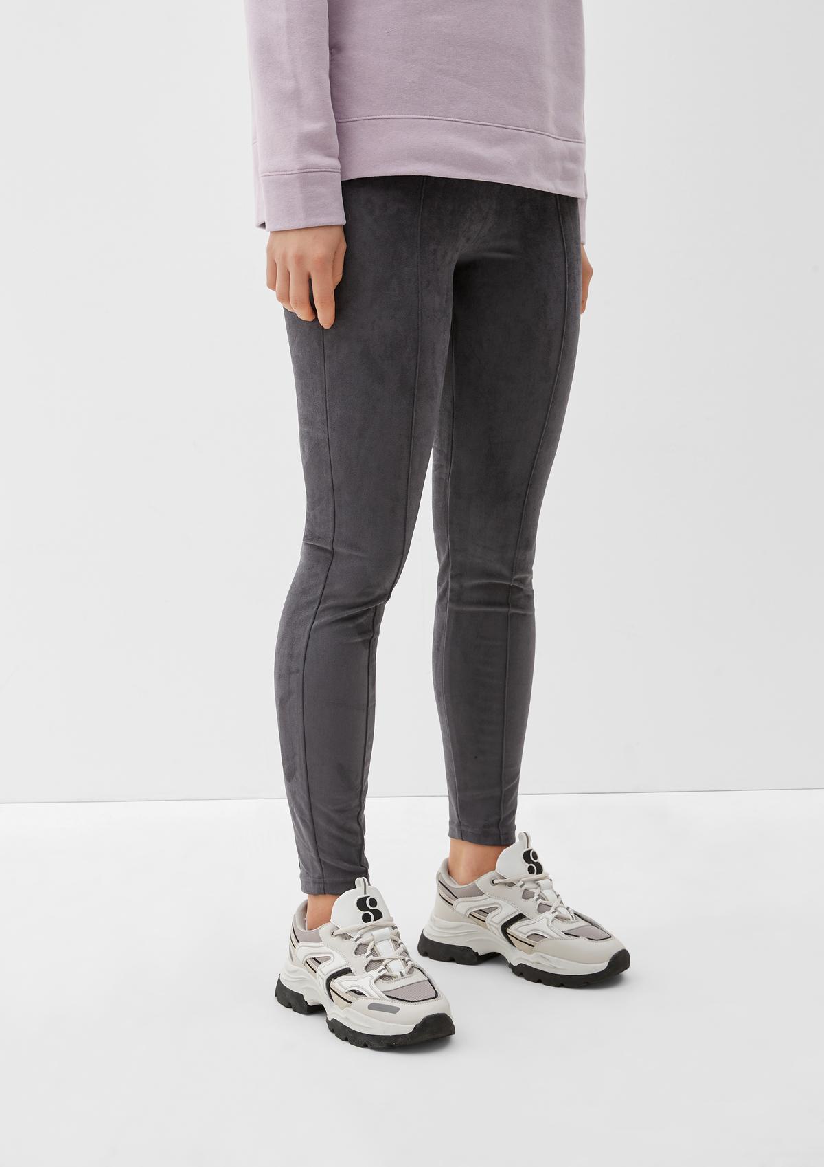 Skinny fit: leggings in a simple design - dark grey
