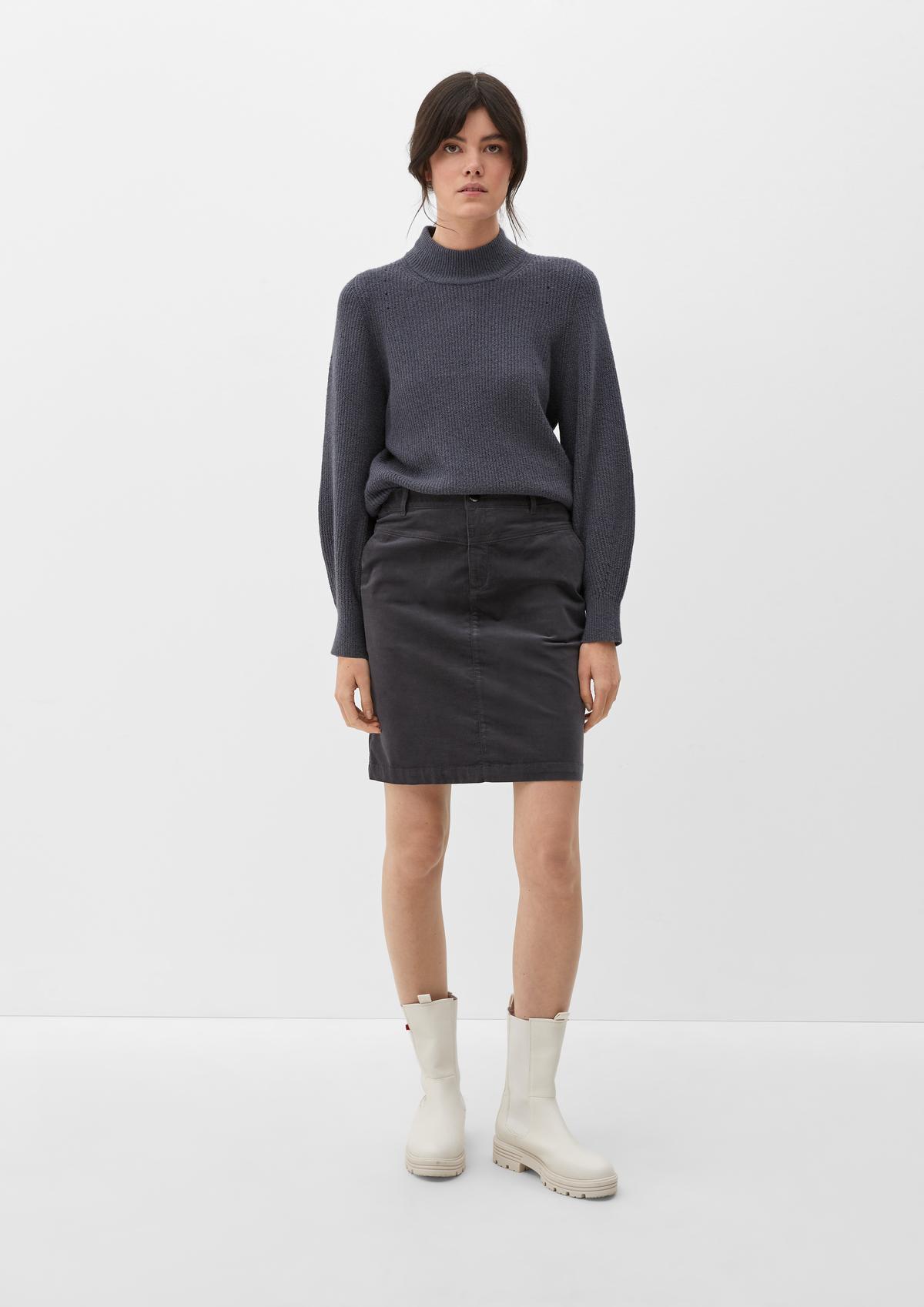 s.Oliver Short needlecord skirt
