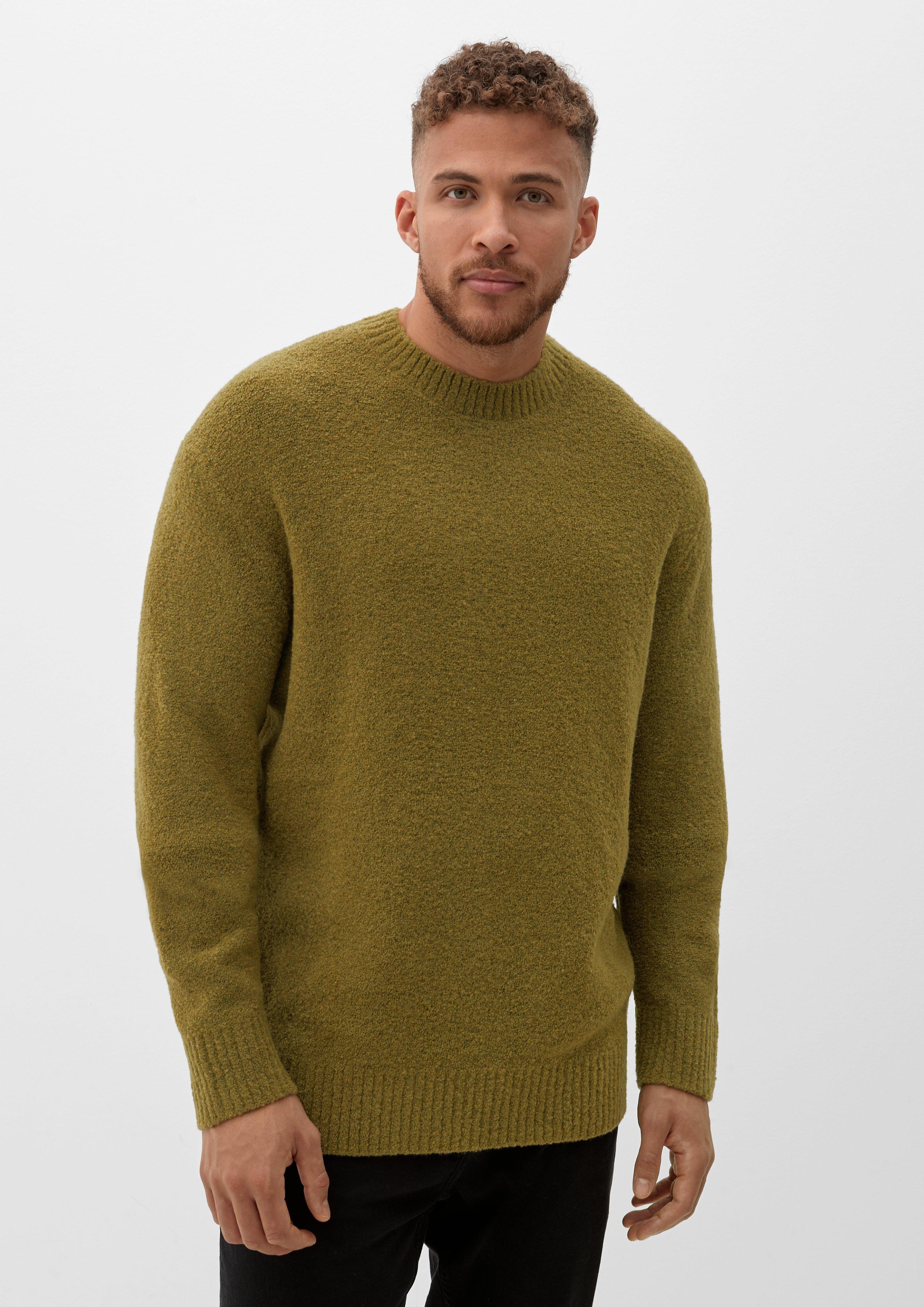 S.Oliver Pullover in Bouclé-Qualität