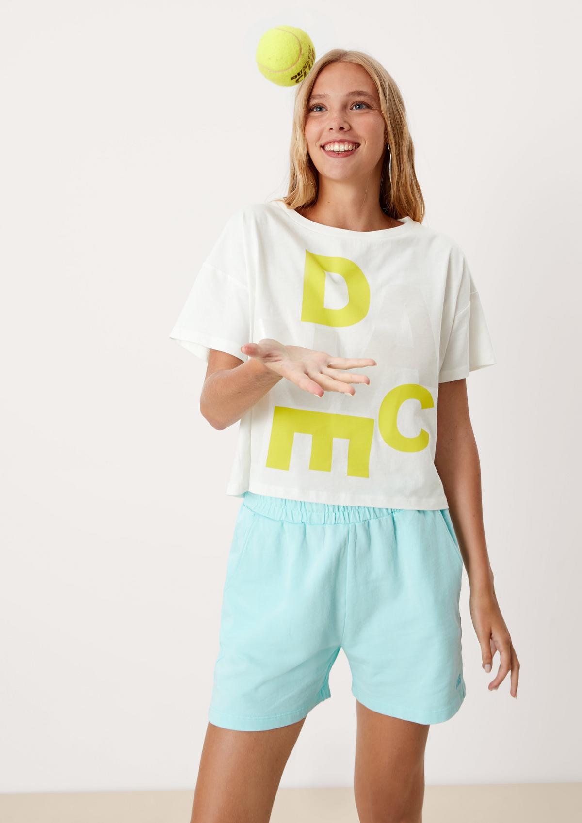 s.Oliver Cropped Shirt mit Print