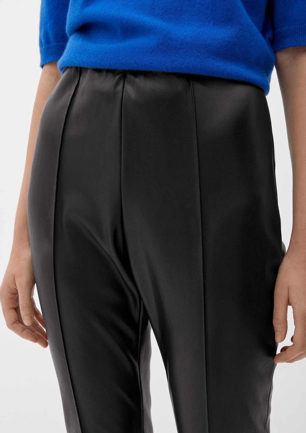 s.Oliver Skinny: faux leather leggings