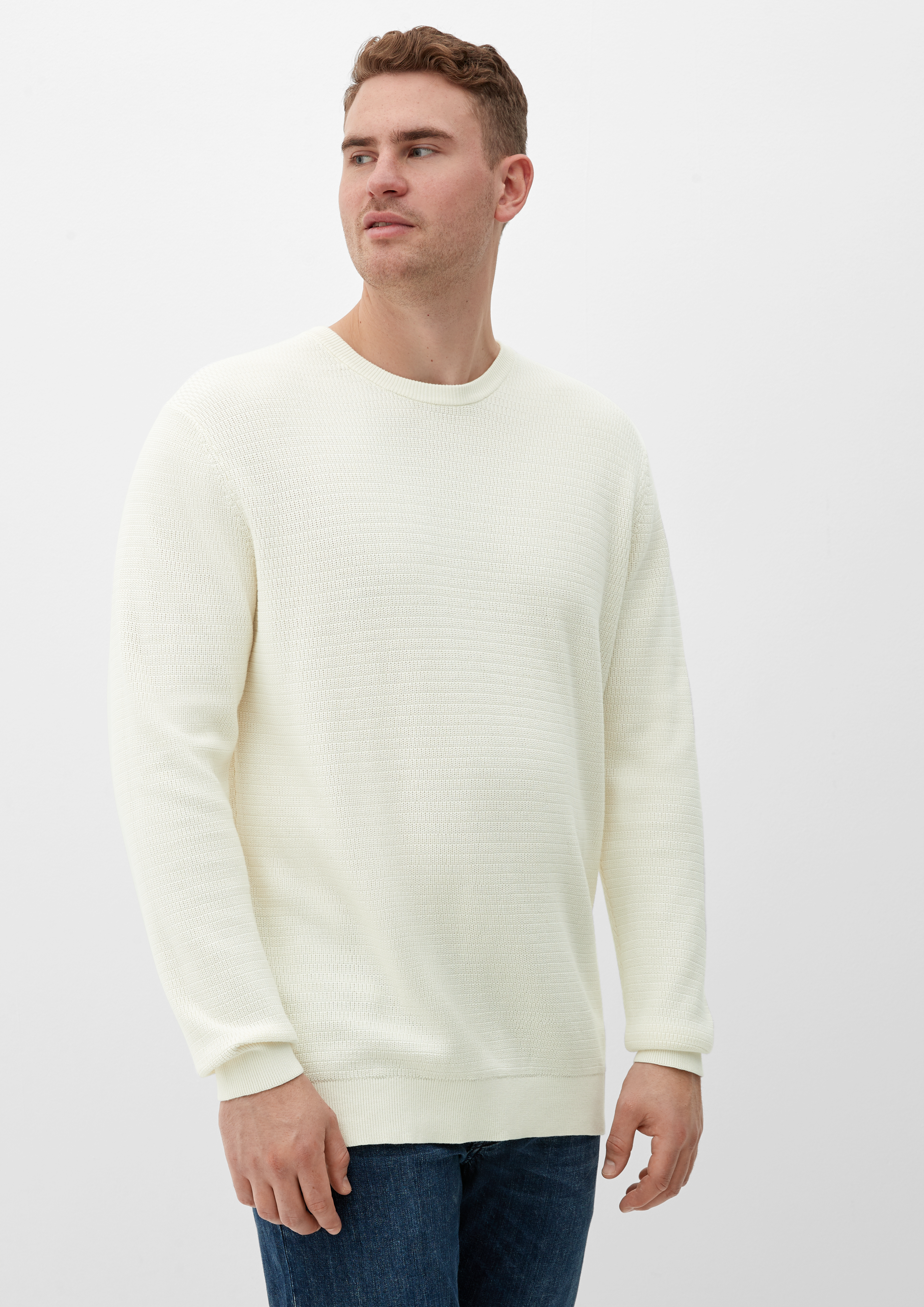 S.Oliver Pullover aus Strukturstrick