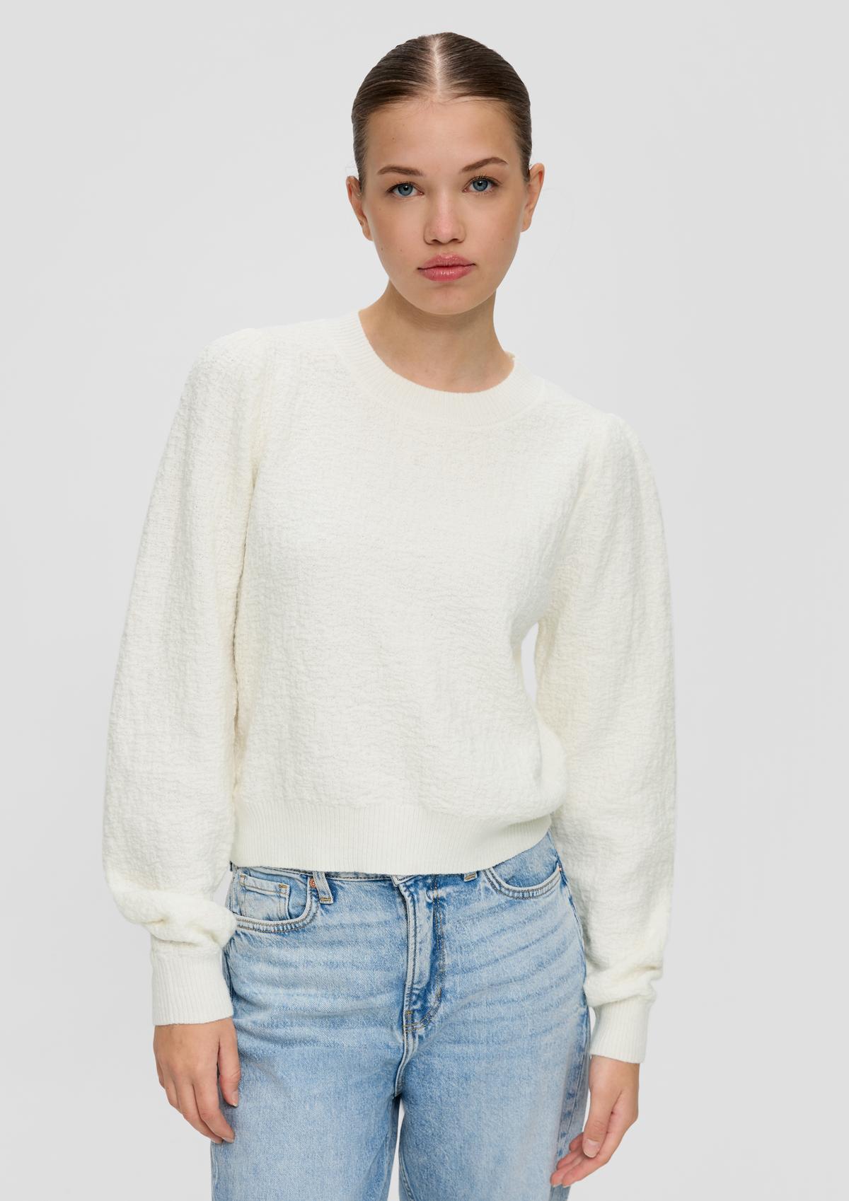 s.Oliver Knitted jumper with a textured pattern