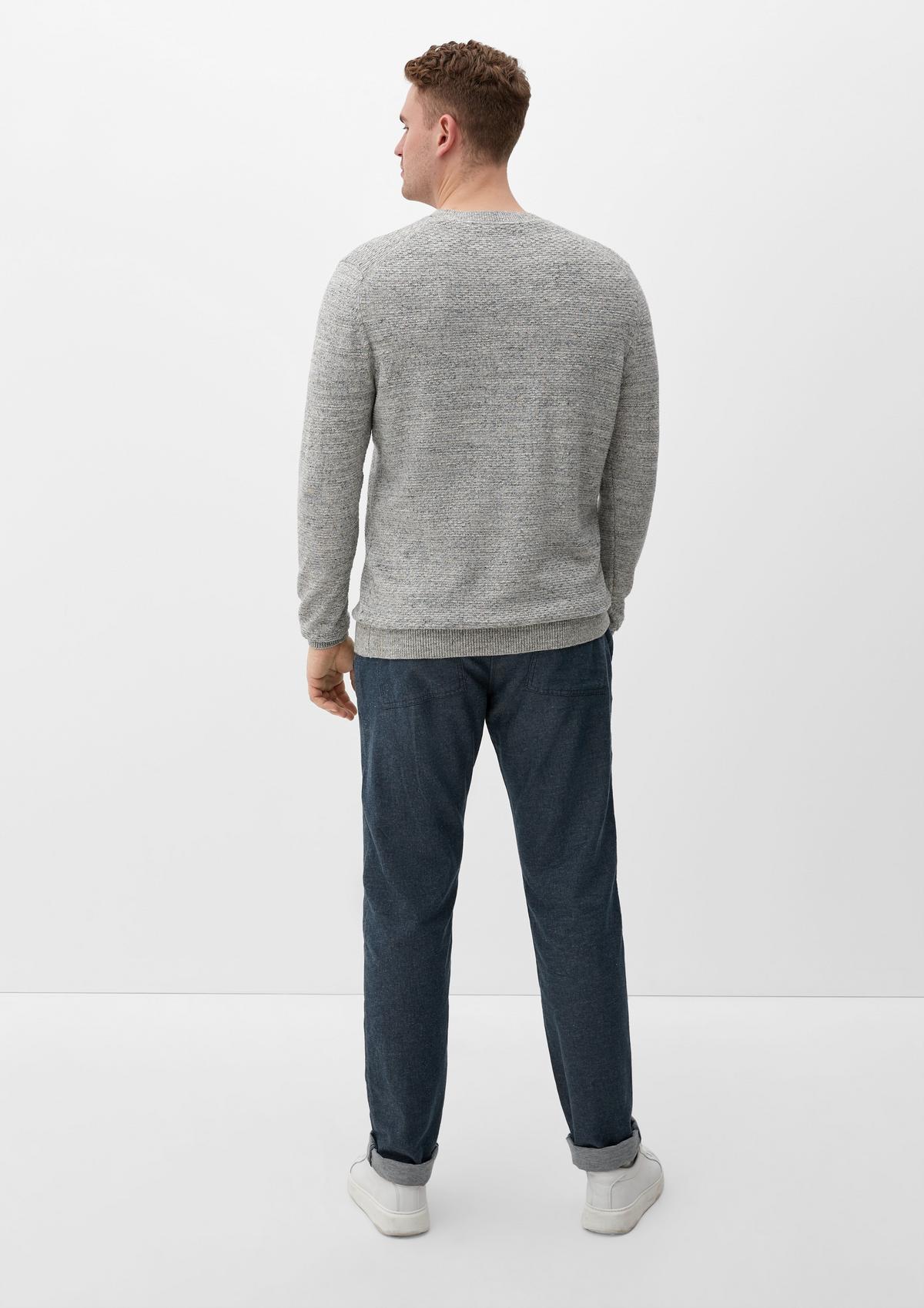 s.Oliver Pleten pulover s teksturo