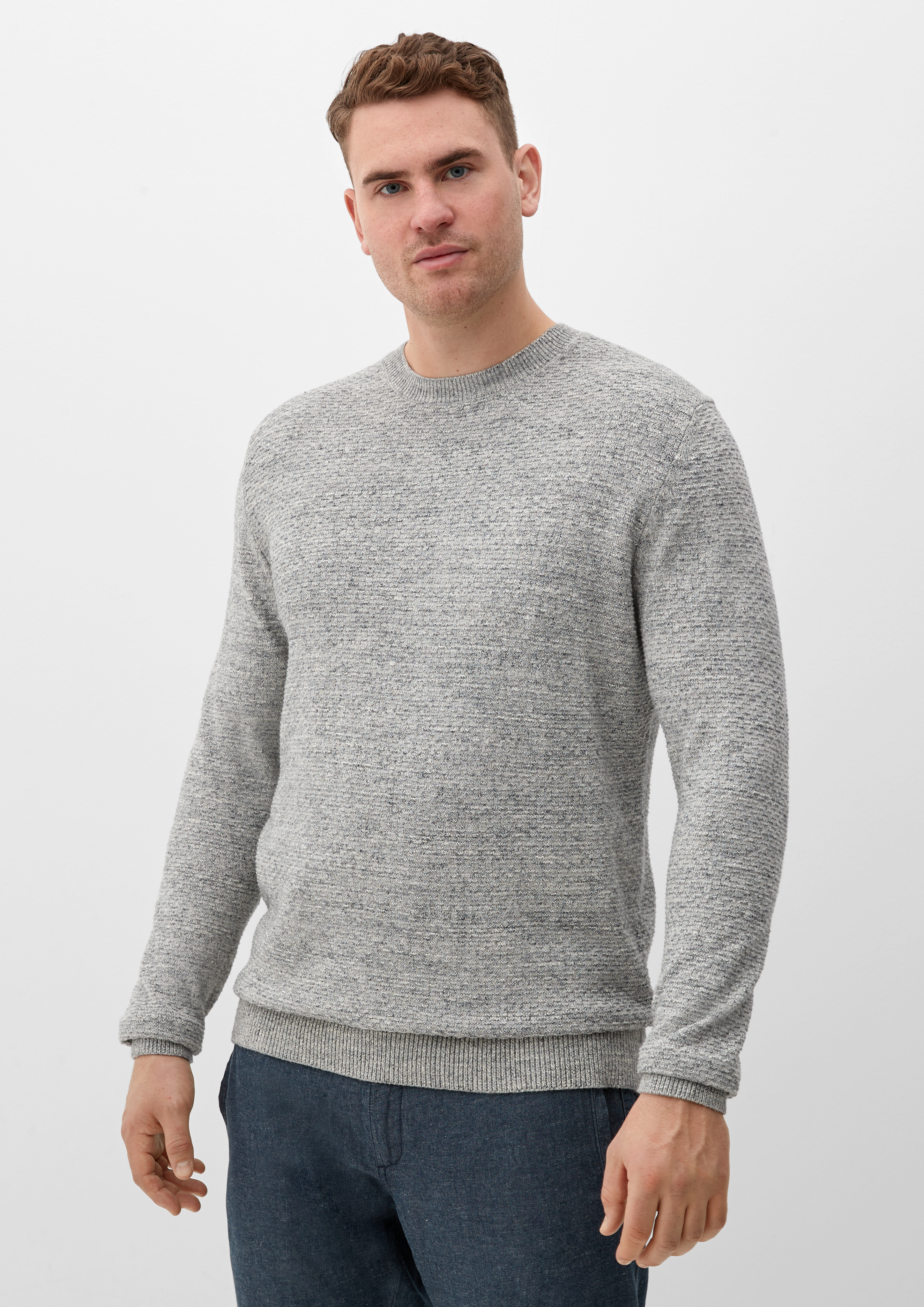 S.Oliver Strukturierter Strickpullover