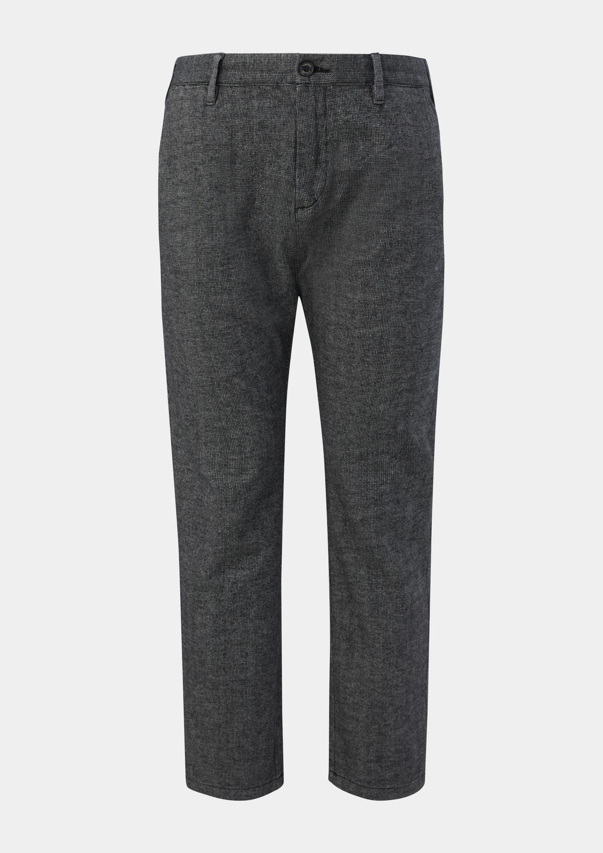 s.Oliver Relaxed fit: chinos with a dobby texture