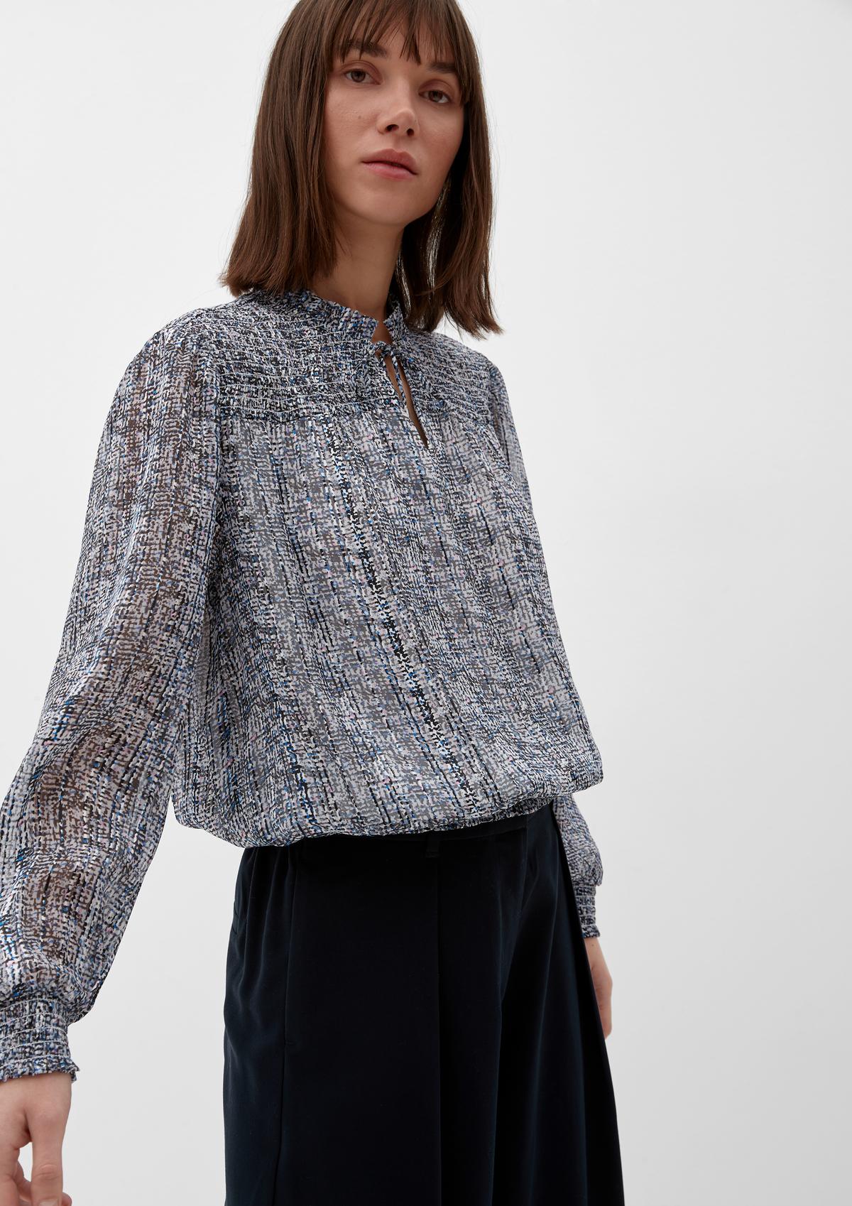 s.Oliver Blouse with frilled collar