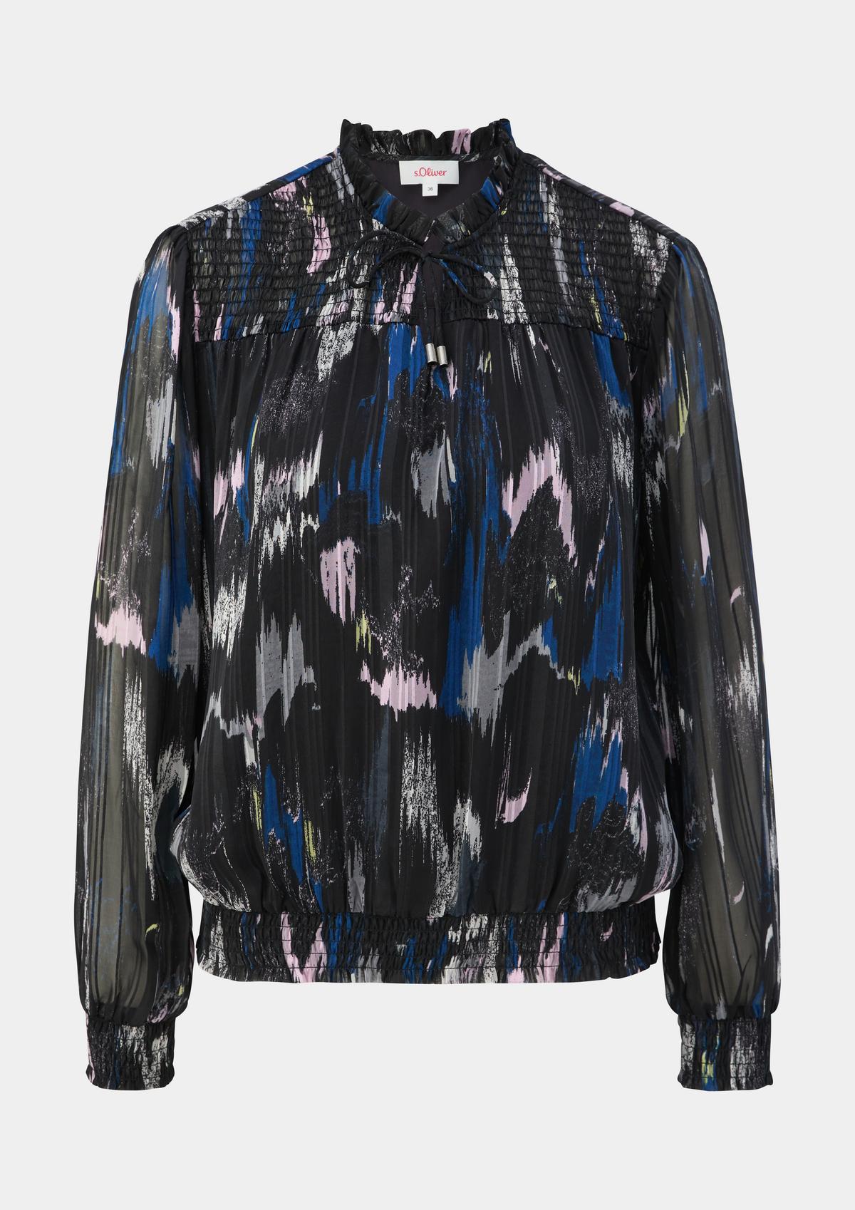 s.Oliver Blouse with frilled collar