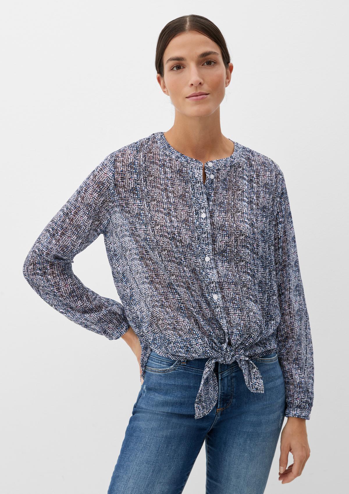 s.Oliver Blouse in a semi-sheer finish