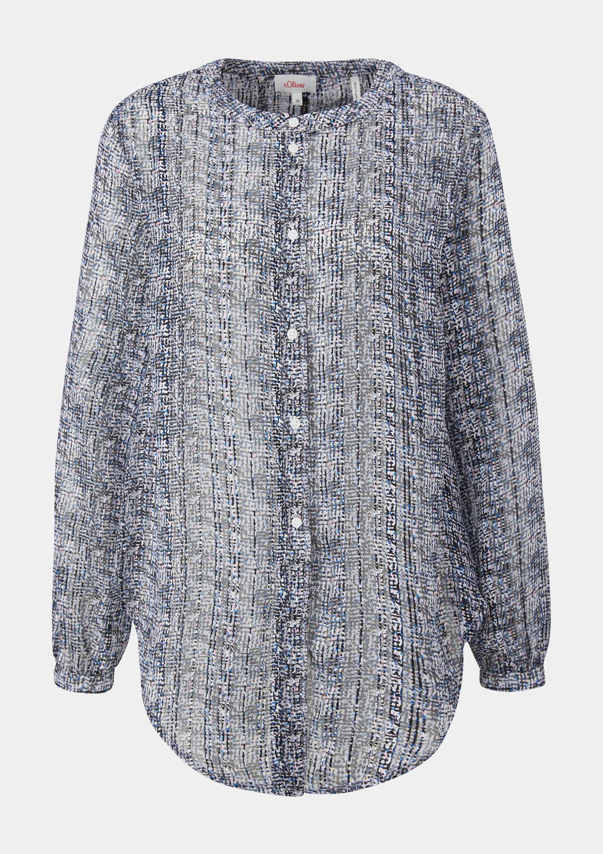 s.Oliver Blouse in a semi-sheer finish