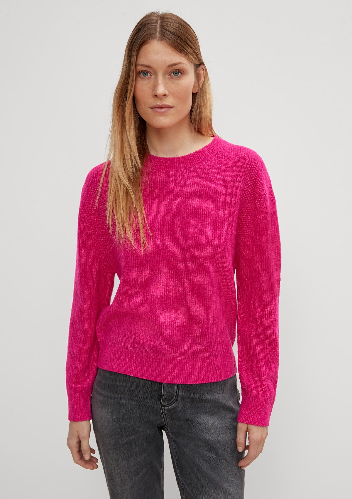 comma Pullover aus Wollmix