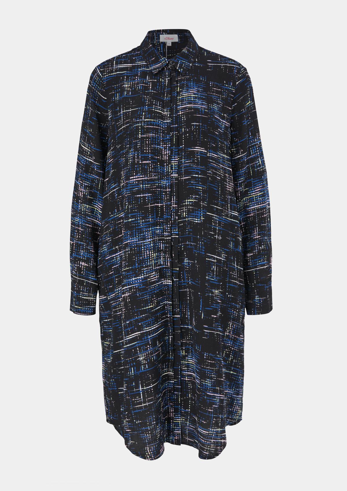 s.Oliver Midi dress with an all-over pattern