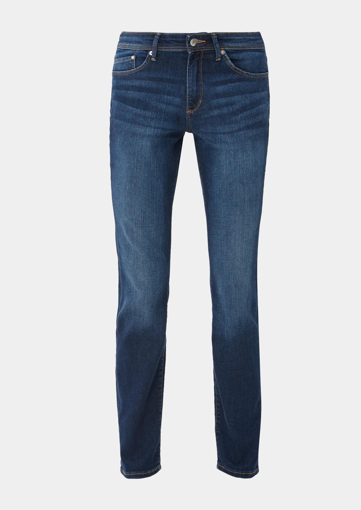 s.Oliver Slim: jeans met zadelpas