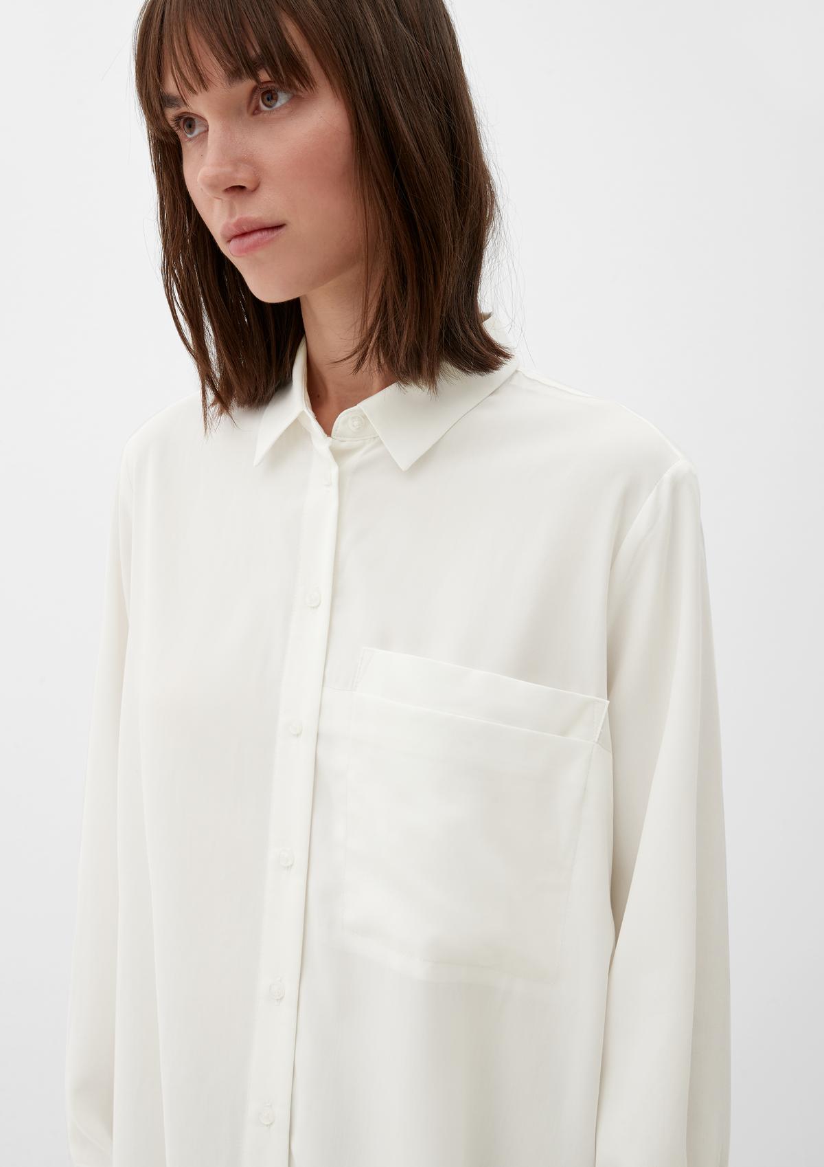 s.Oliver Twill blouse in a viscose blend