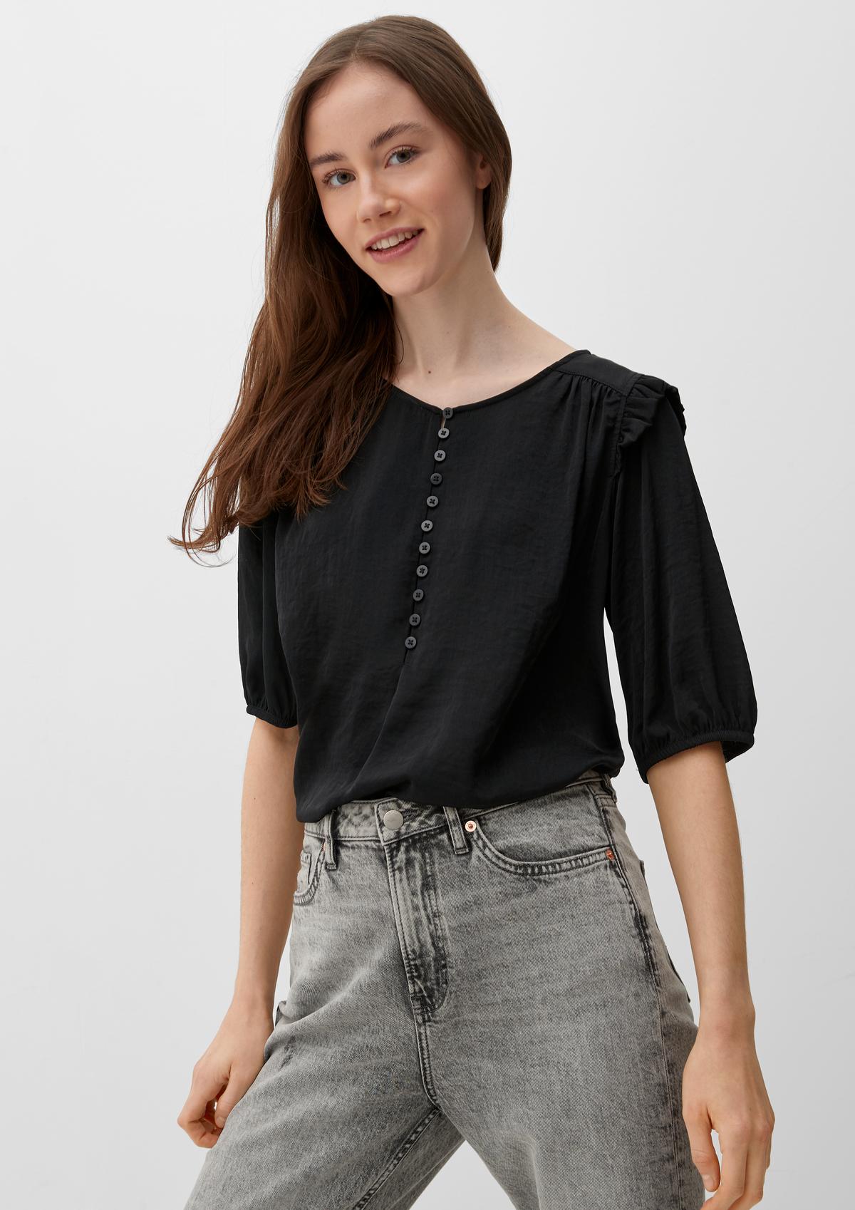 s.Oliver Blouse with frilled details