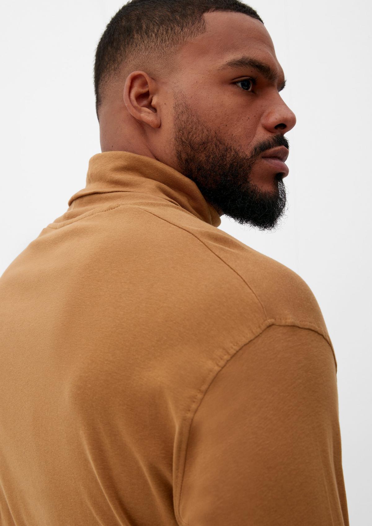 s.Oliver Long sleeve ribbed top with a turtleneck