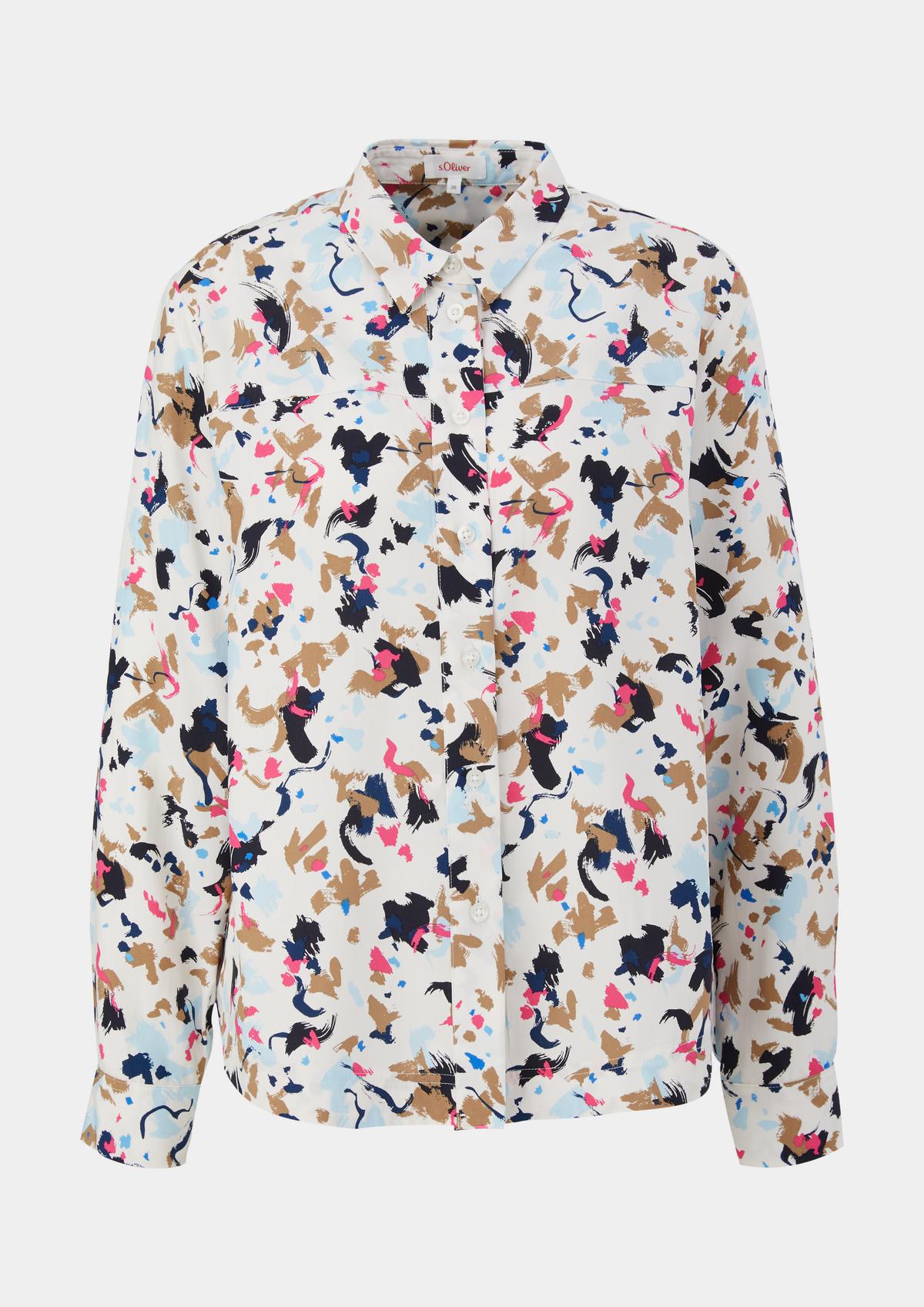 s.Oliver Viscose blouse with an all-over print