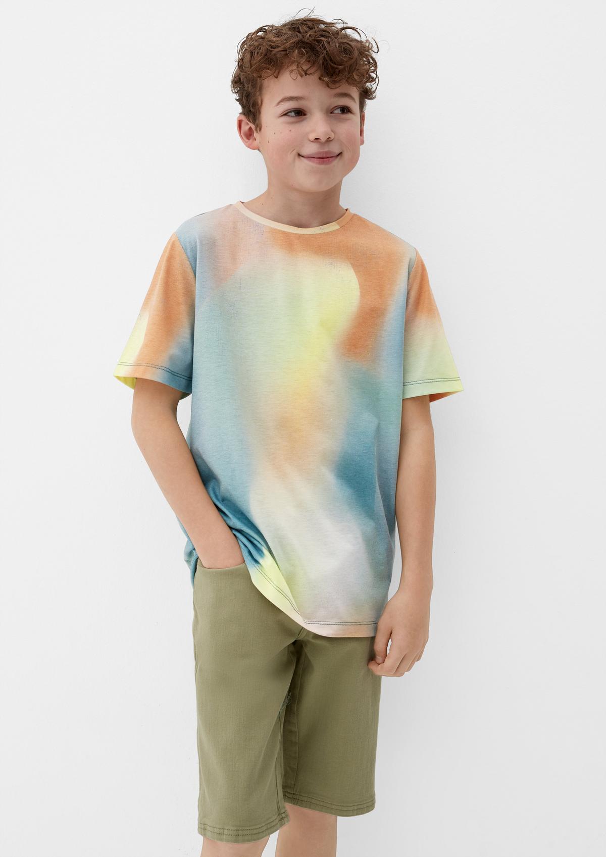 T-shirt with an all-over pattern