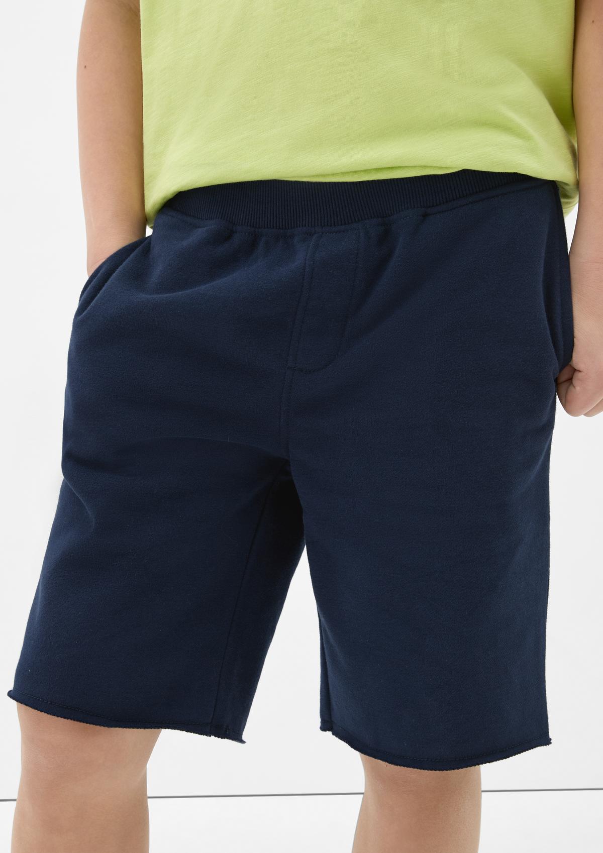 s.Oliver Regular: Sweat-Shorts mit Elastikbund