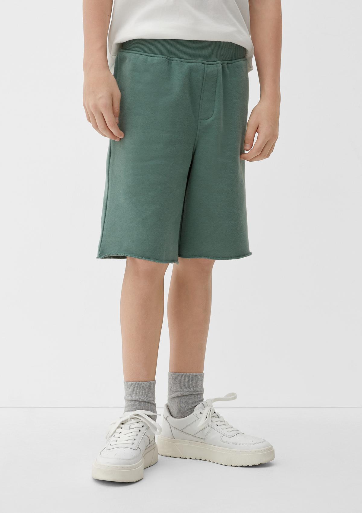s.Oliver Regular: šortky z teplákoviny s elastickým pasem