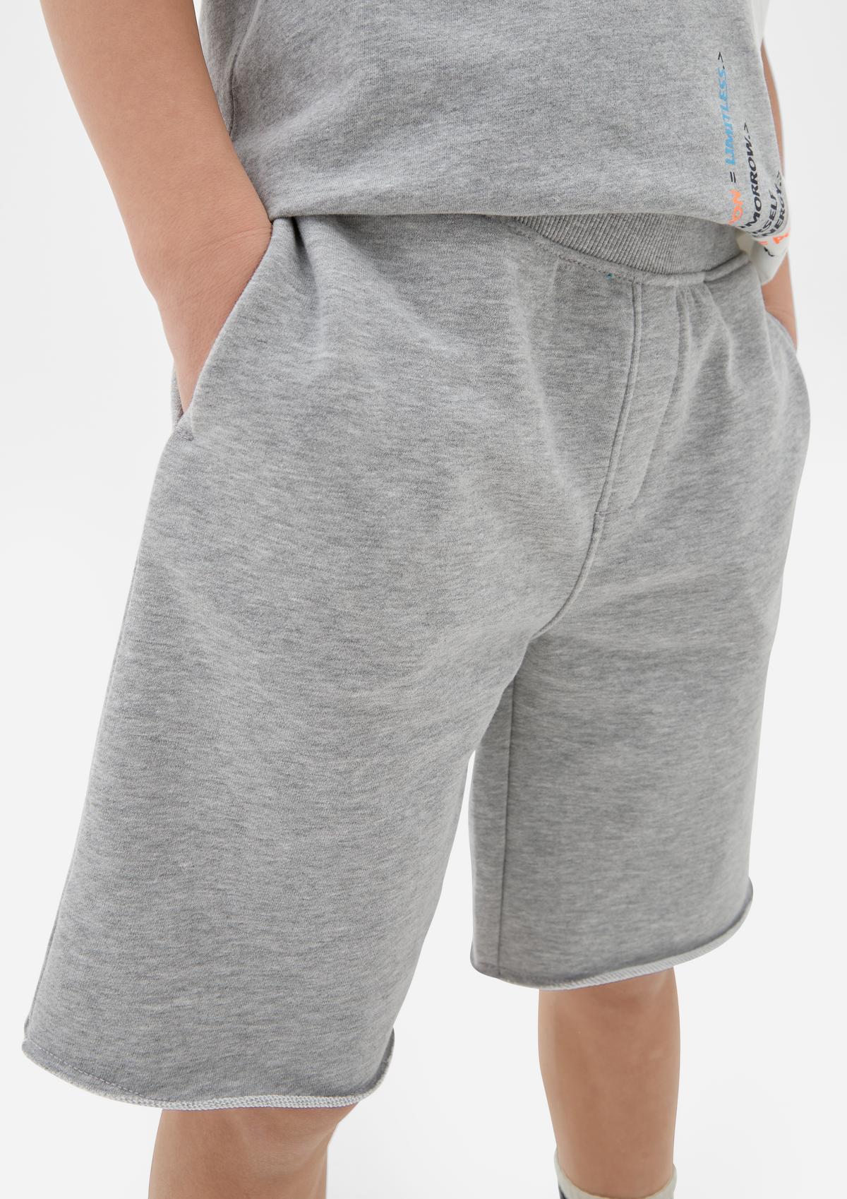 s.Oliver Regular: Sweat-Shorts mit Elastikbund