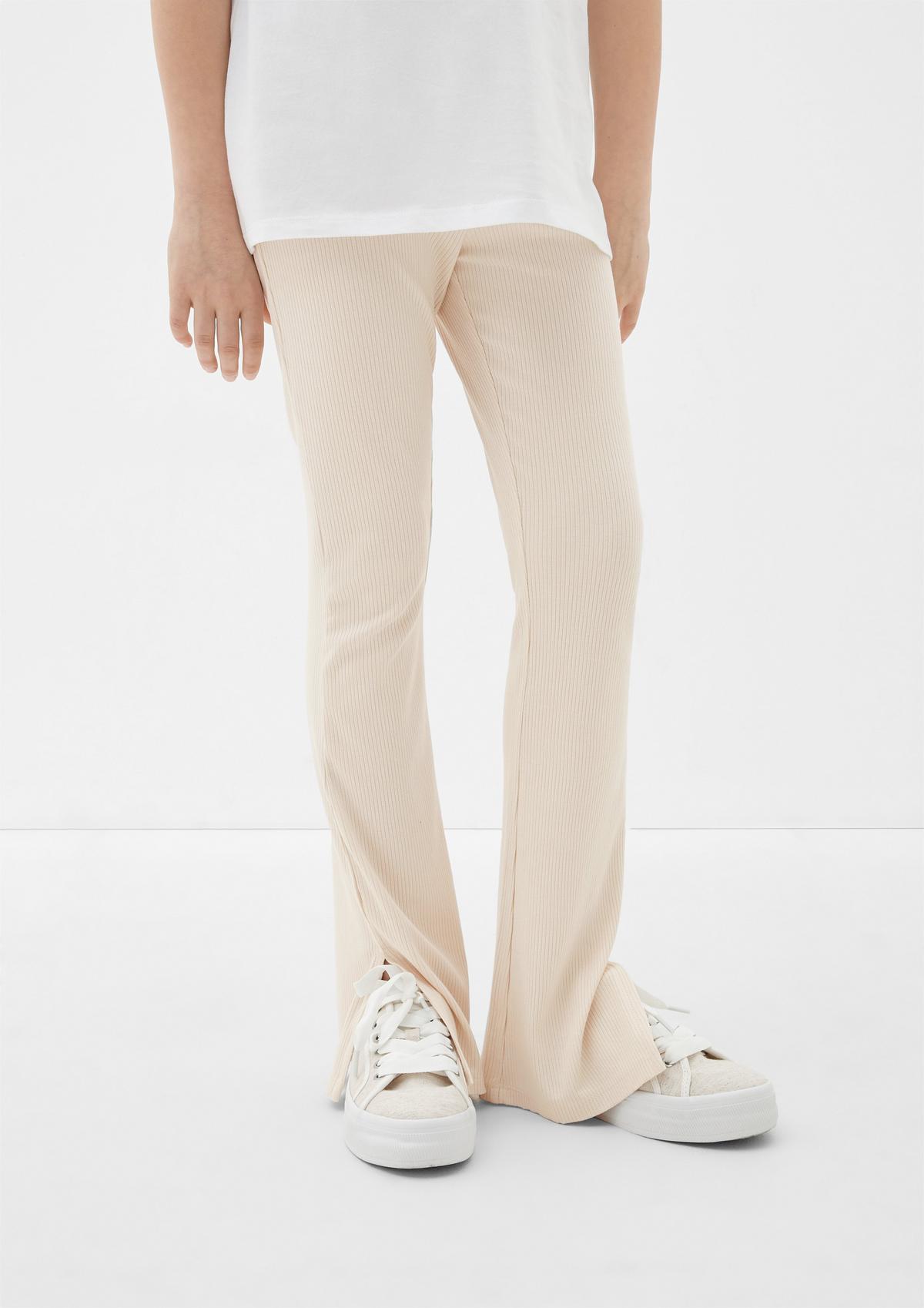 s.Oliver Loose fit: Leggings with a ribbed texture