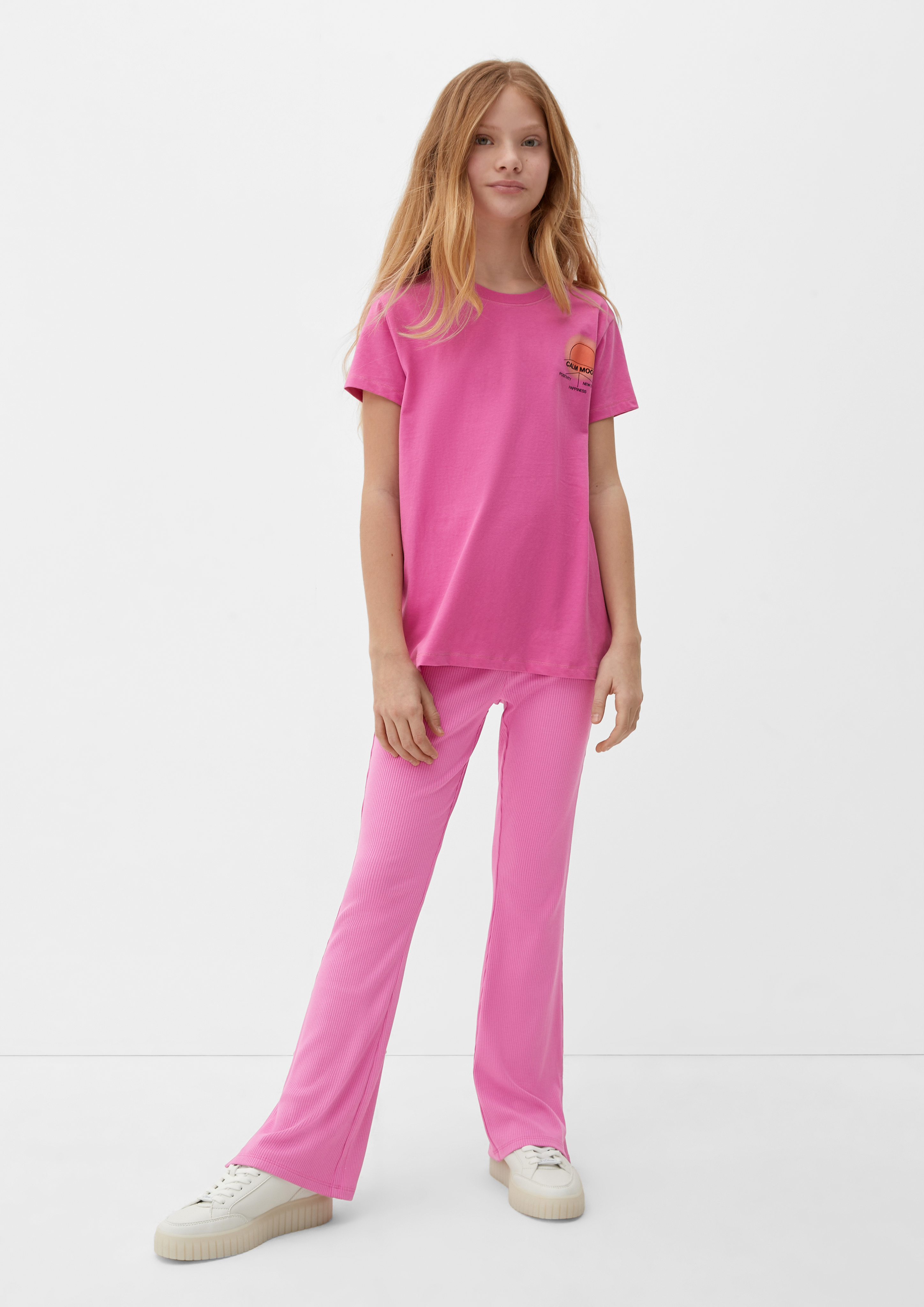 S.Oliver Junior Mädchen Leggings - Mit Rippstruktur Für Optimalen Tragekomfort