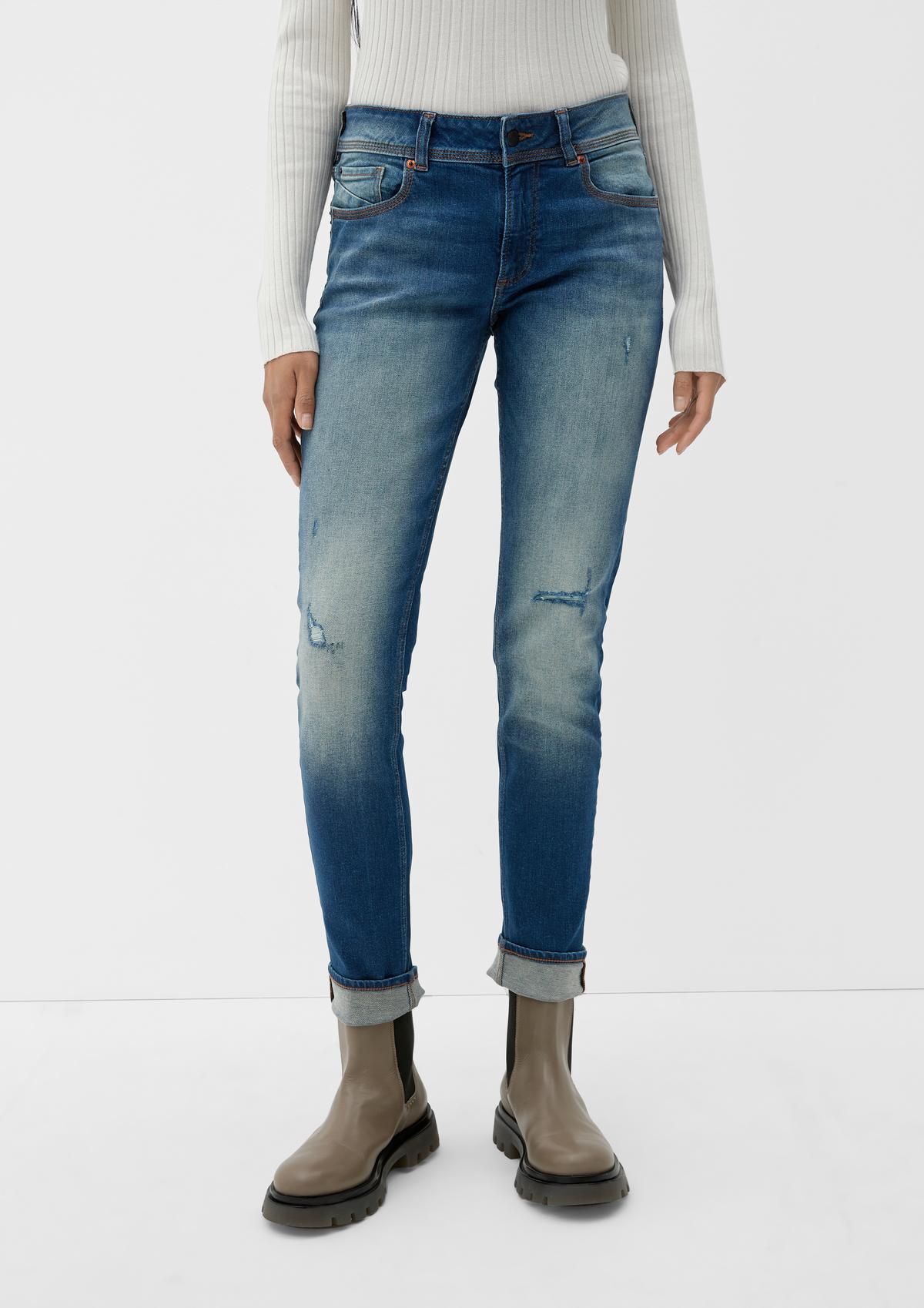 s.Oliver Slim fit: classic blue jeans
