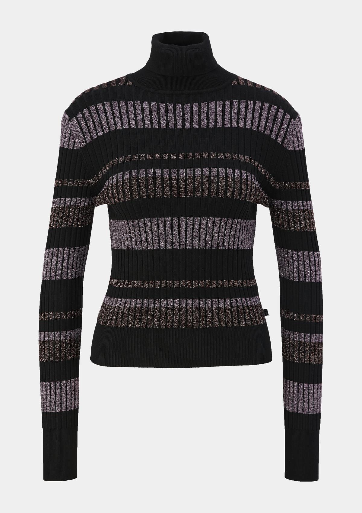 s.Oliver Polo neck with glitter yarn