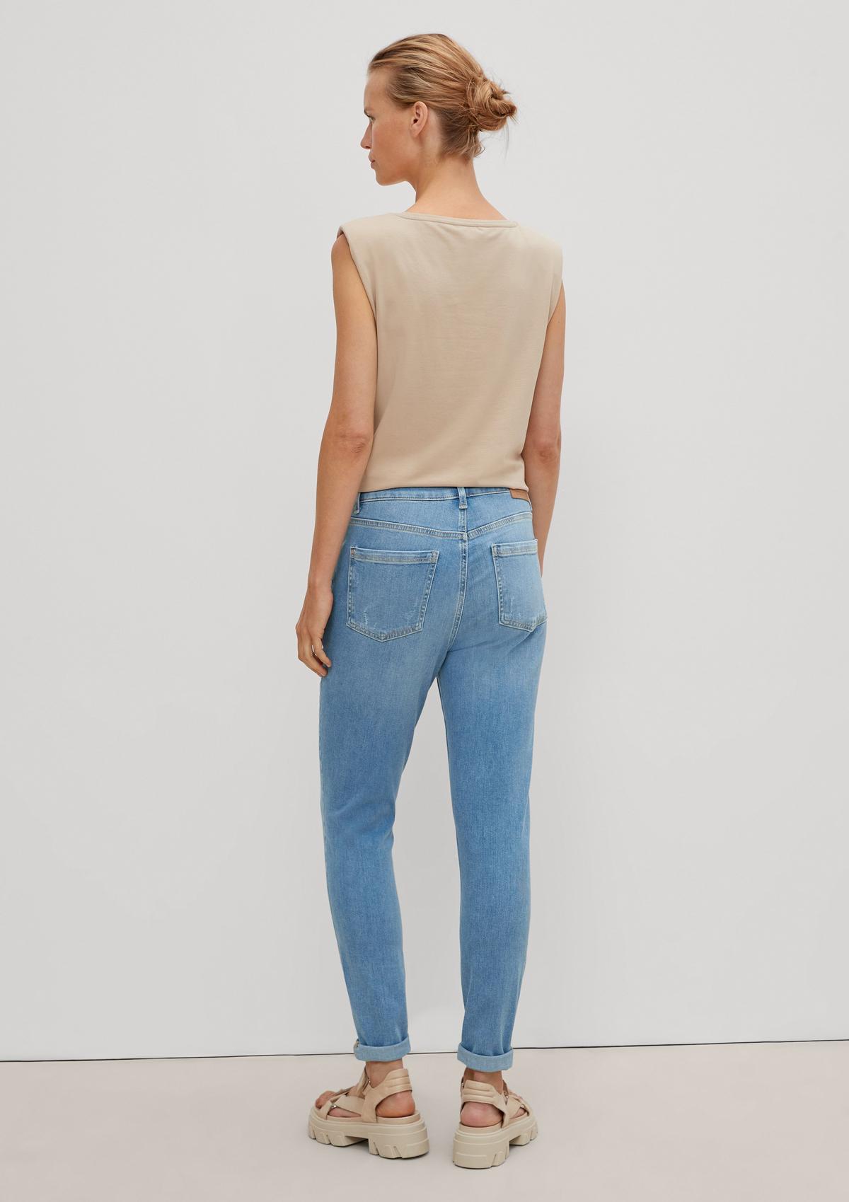 comma Skinny: jeans with a garment wash