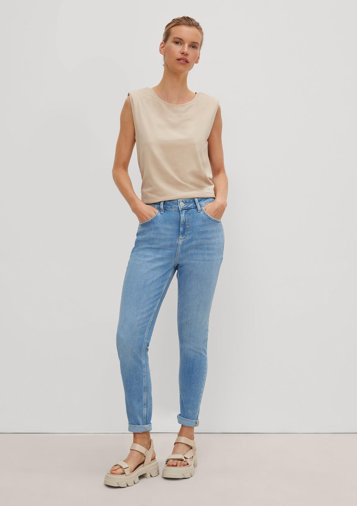 Skinny: jeans with a garment wash