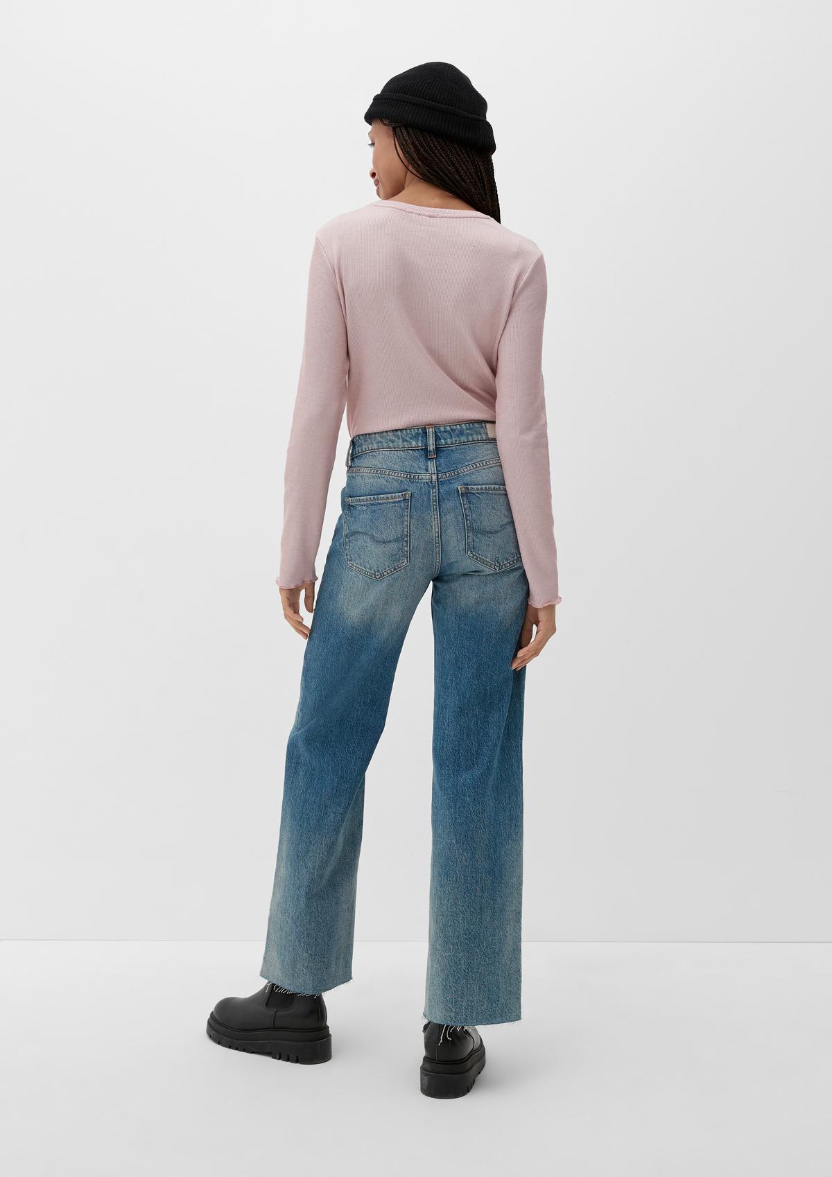 s.Oliver Slim: Jeans with a wide leg